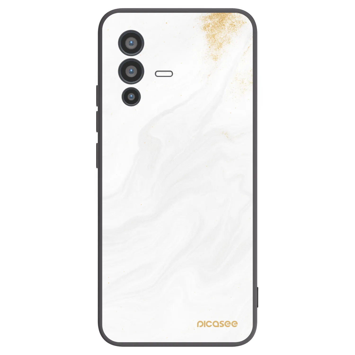 Picasee Μαύρη θήκη σιλικόνης για Vivo V23 5G - White