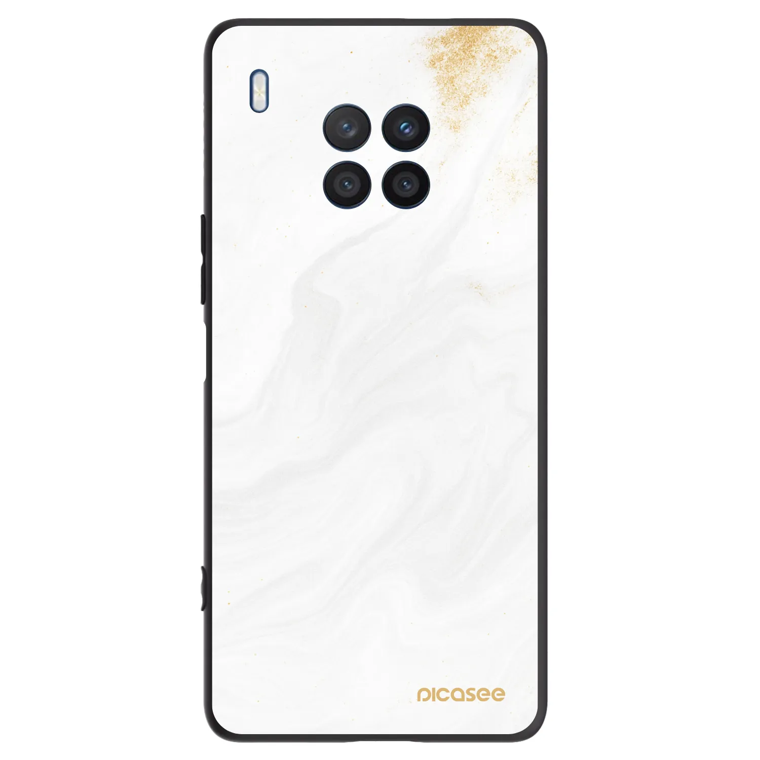 Picasee Μαύρη θήκη σιλικόνης για Honor 50 Lite - White