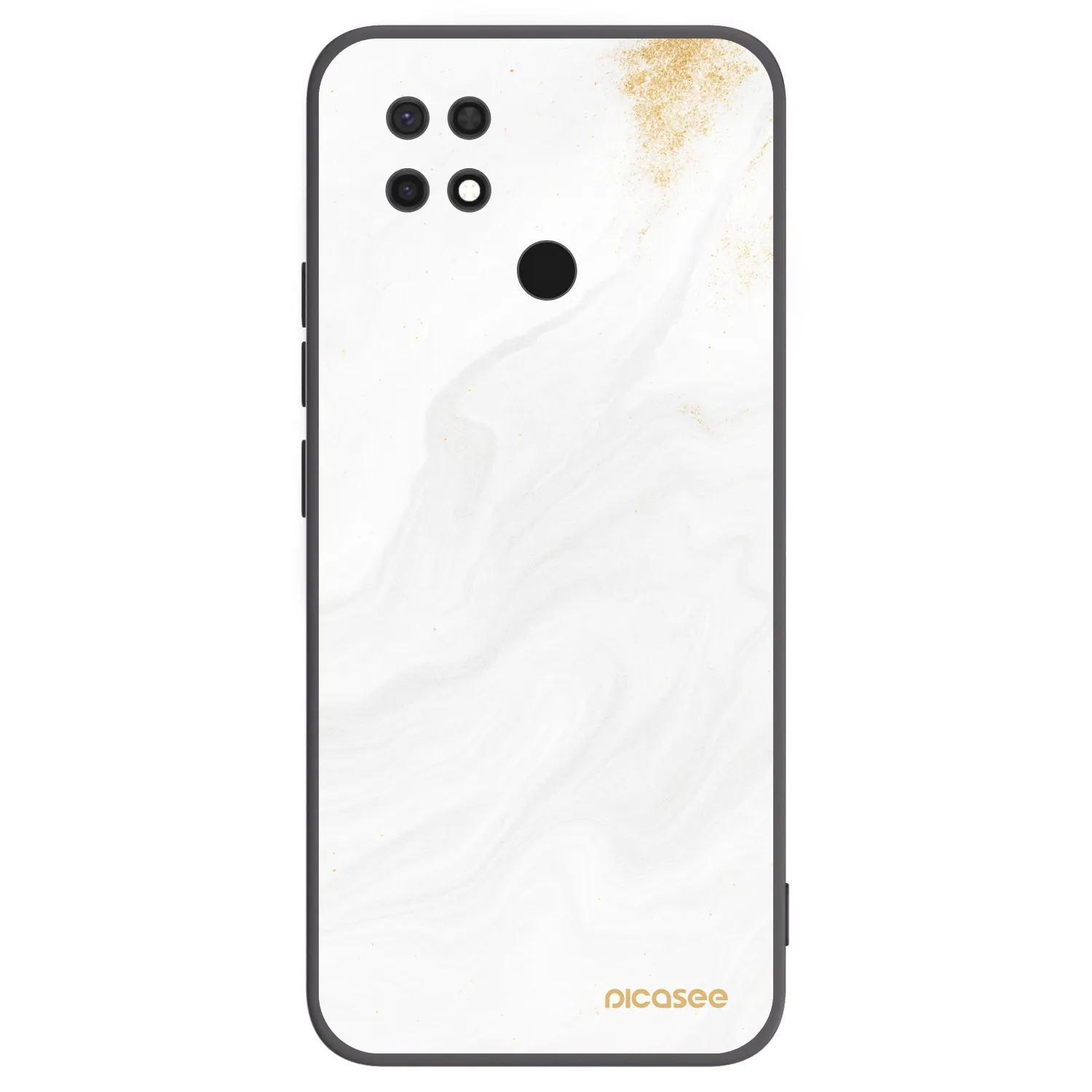 Picasee Μαύρη θήκη σιλικόνης για Xiaomi Redmi 10C - White