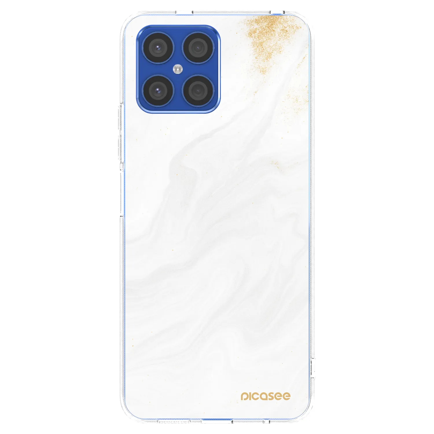 Picasee διαφανής θήκη σιλικόνης Honor X8 4G - White