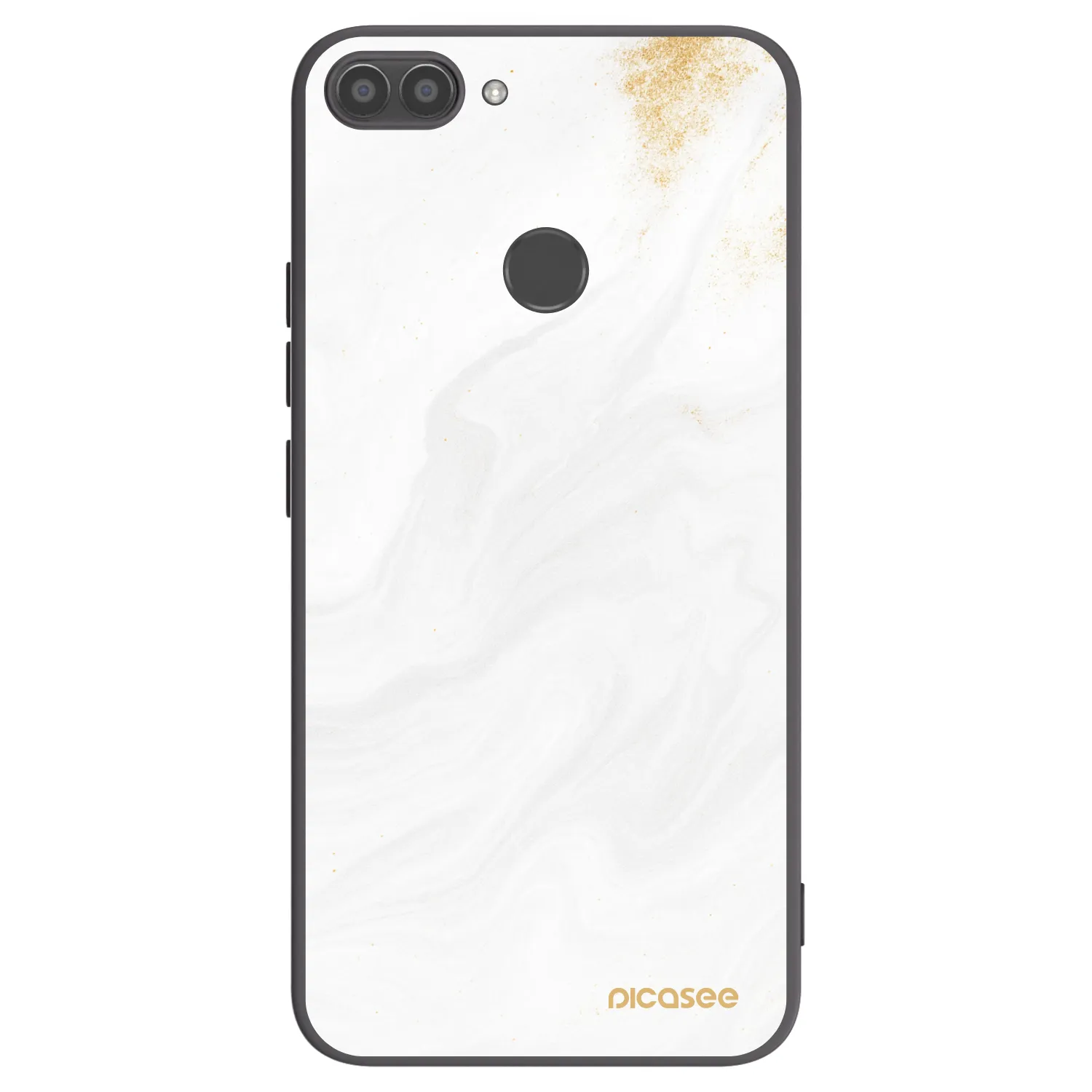 Picasee Μαύρη θήκη σιλικόνης για Huawei P Smart - White