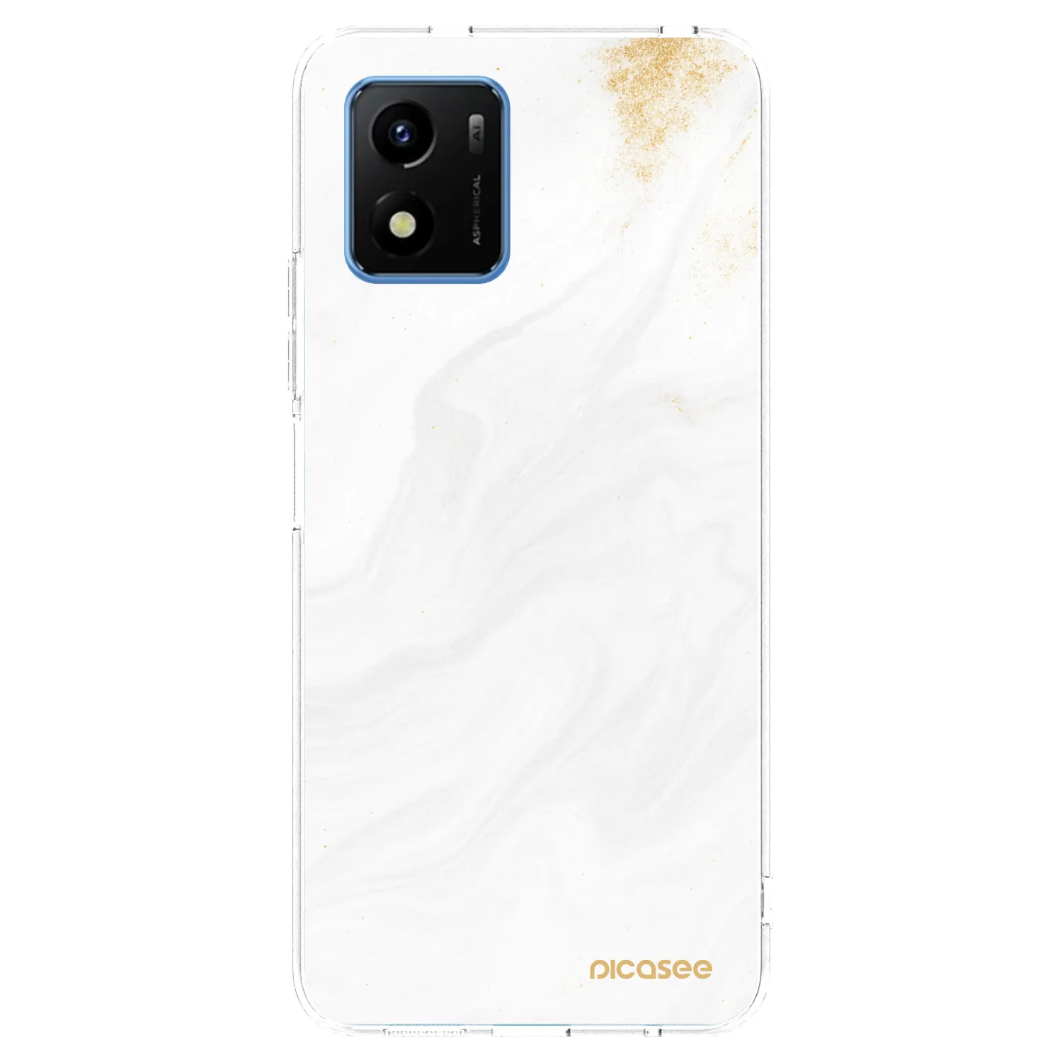 Picasee διαφανής θήκη σιλικόνης Vivo Y01 - White