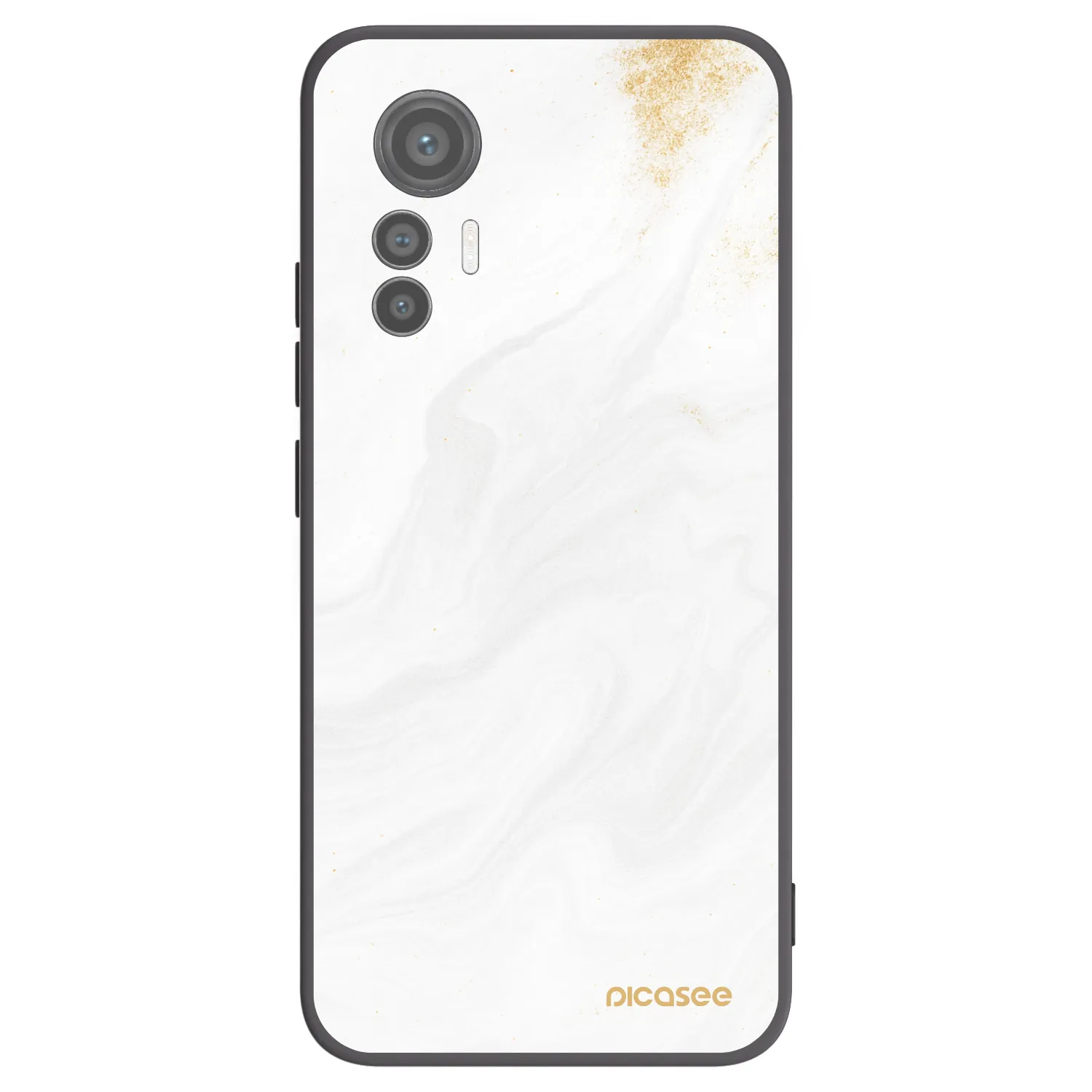 Picasee Μαύρη θήκη σιλικόνης για Xiaomi 12 Lite - White