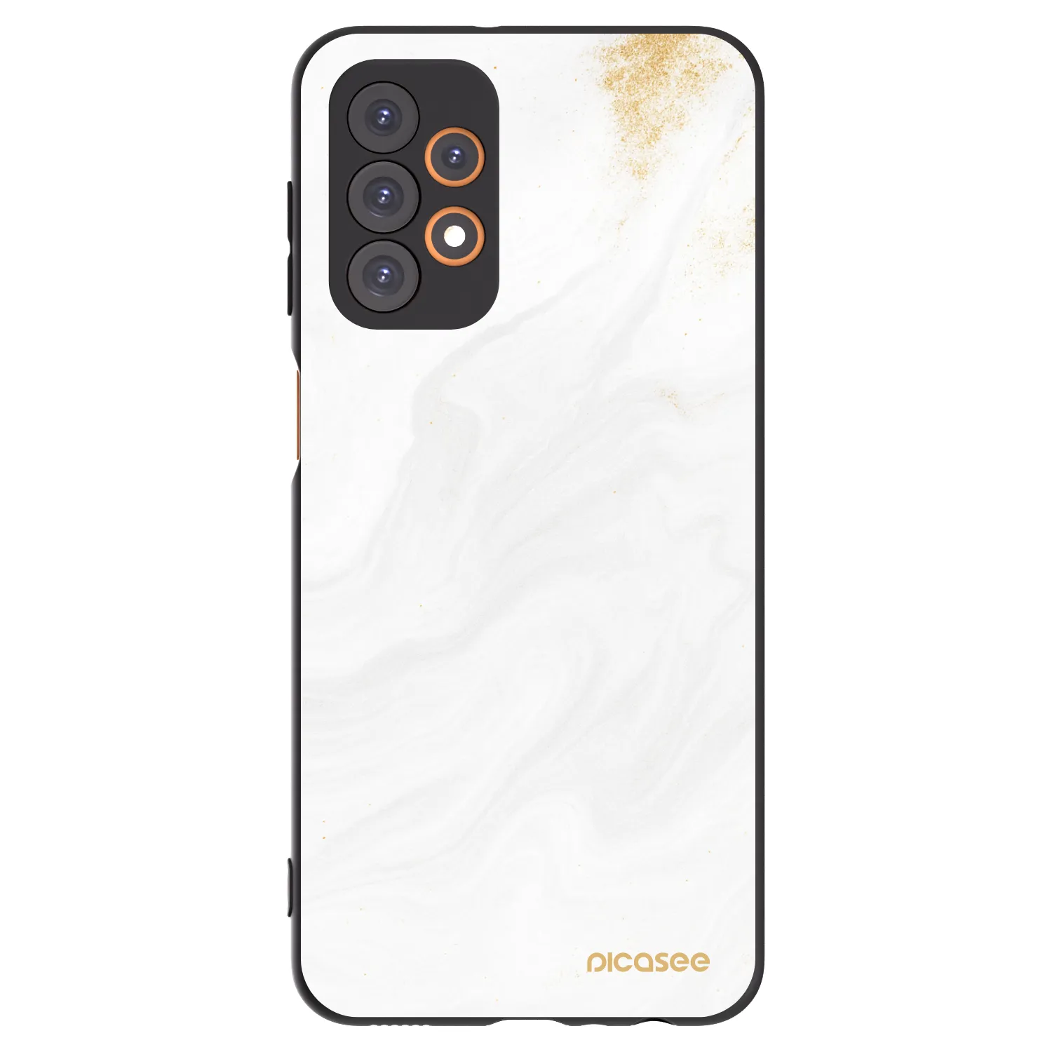 Picasee Μαύρη θήκη σιλικόνης για Samsung Galaxy A23 A235F 4G - White