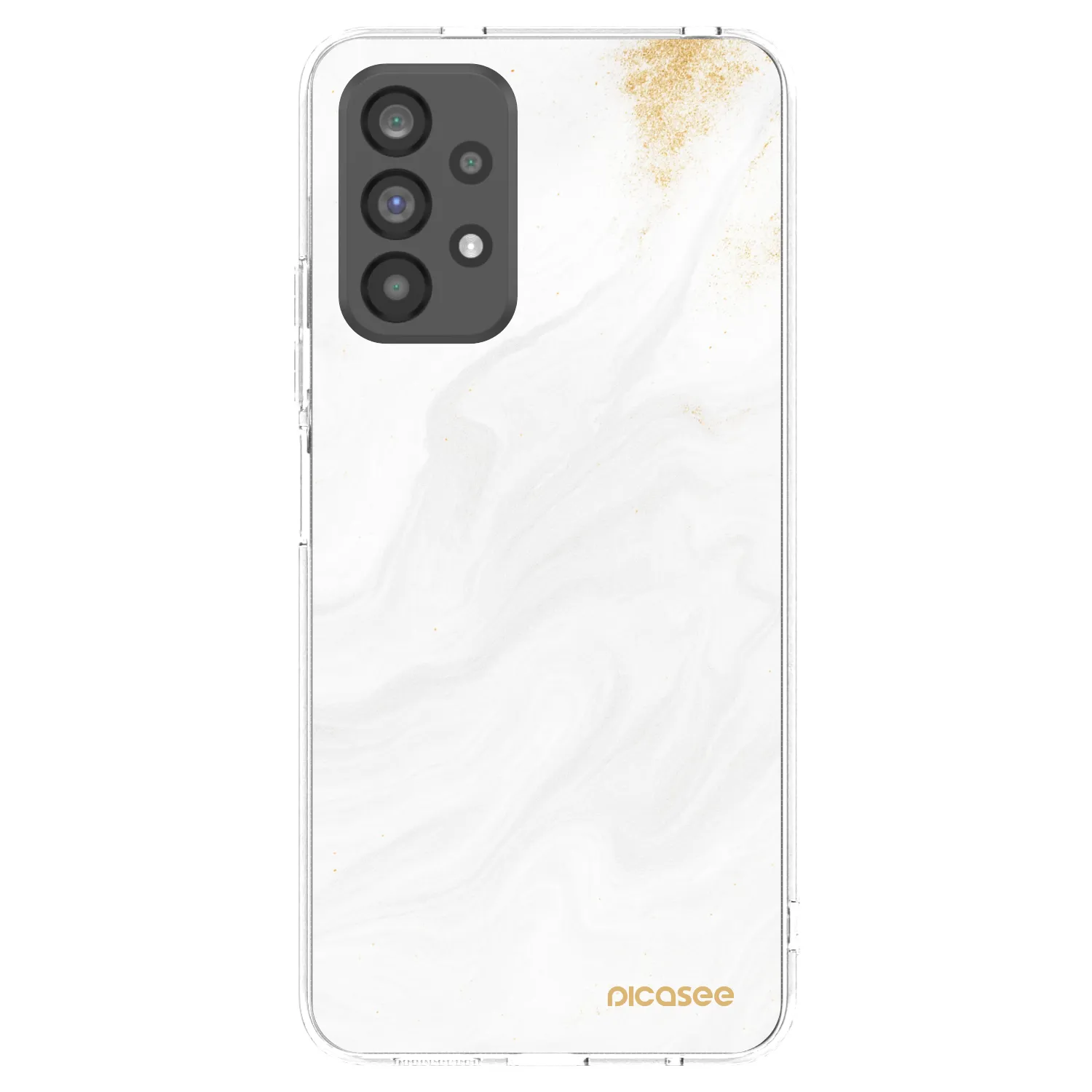 Picasee διαφανής θήκη σιλικόνης Samsung Galaxy A73 5G - White