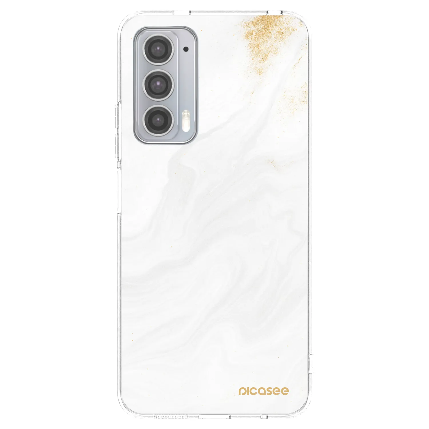 Picasee διαφανής θήκη σιλικόνης Motorola Edge 20 - White