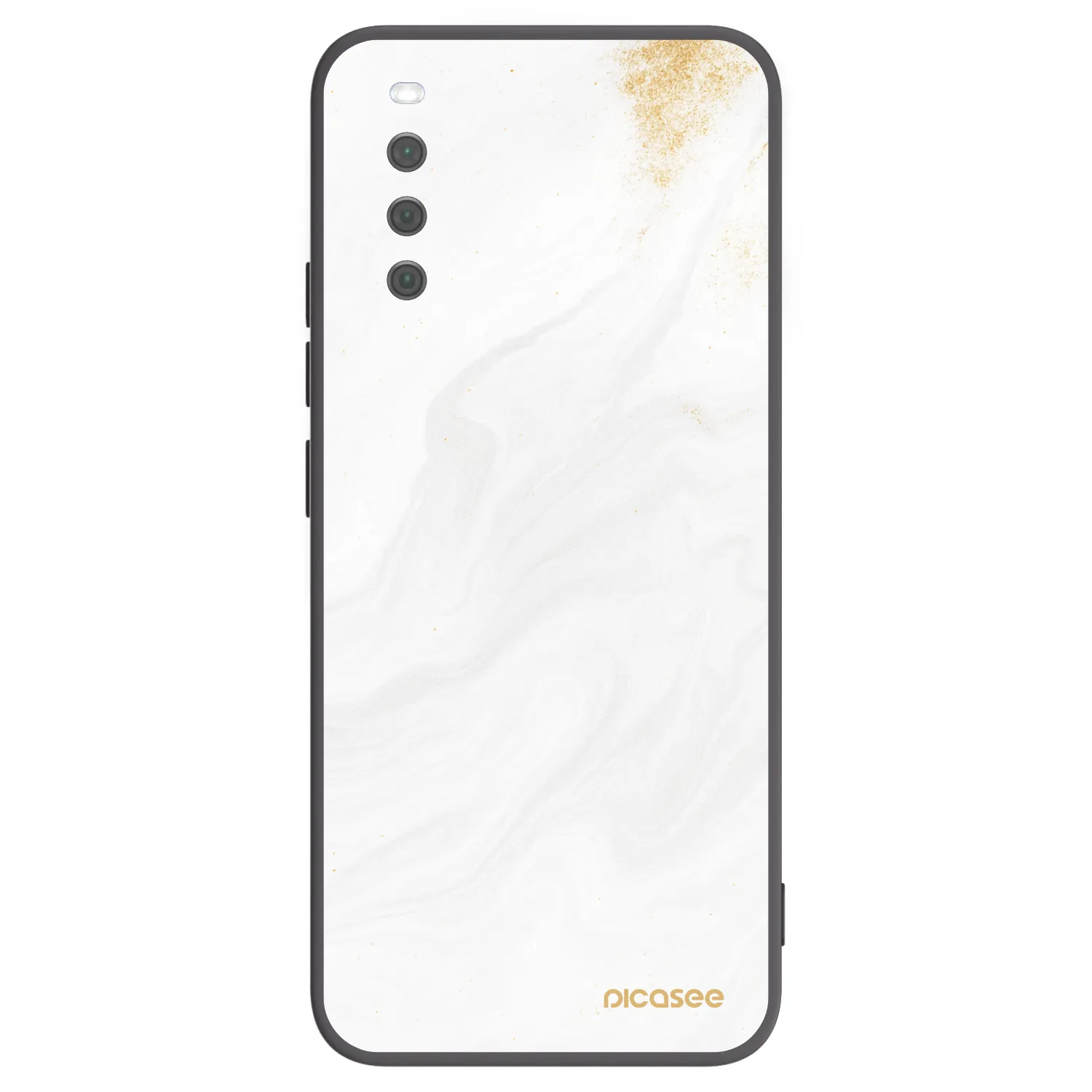 Picasee Μαύρη θήκη σιλικόνης για Sony Xperia 10 III - White