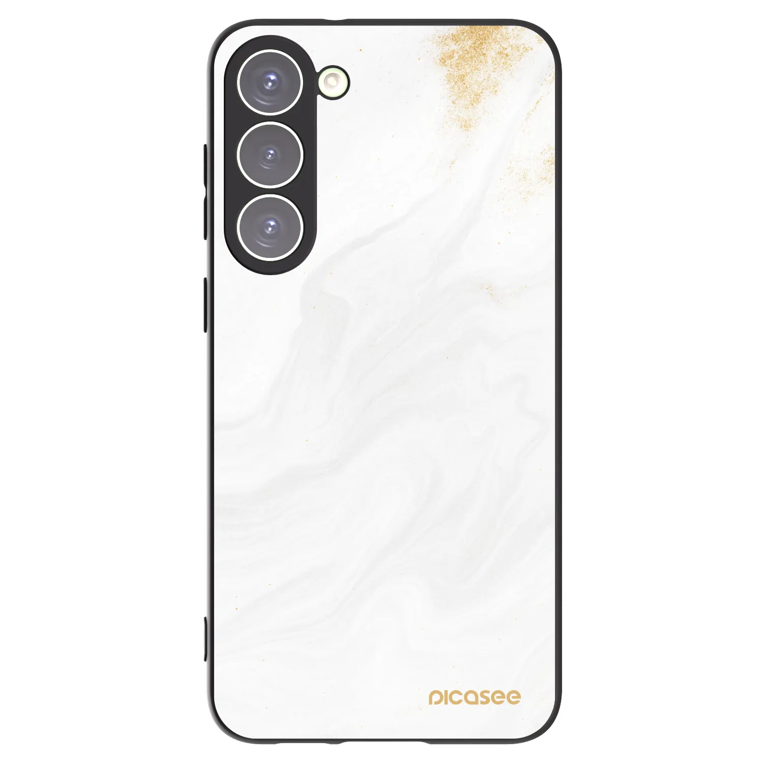 Picasee Μαύρη θήκη σιλικόνης για Samsung Galaxy S23+ 5G - White