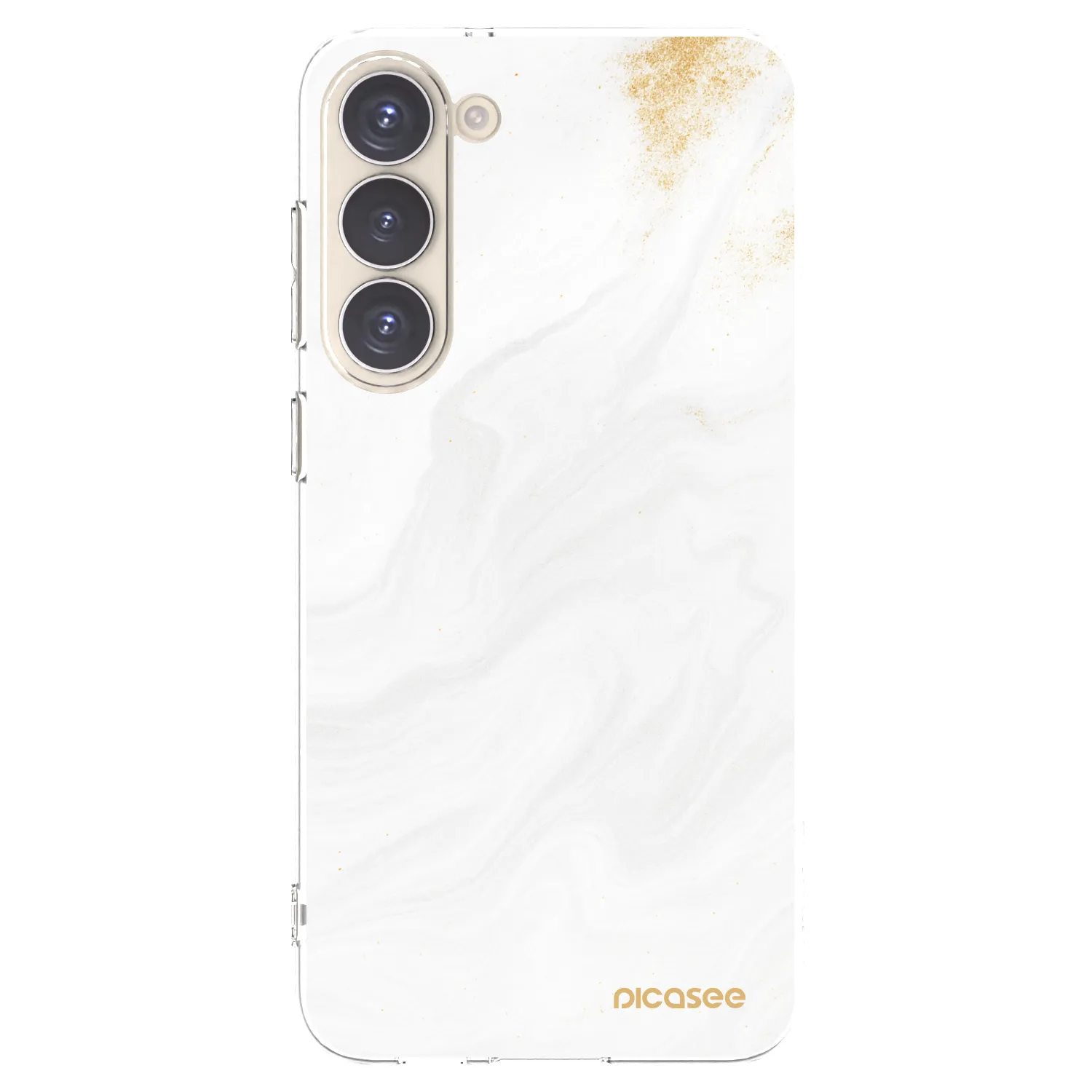 Picasee διαφανής θήκη σιλικόνης Samsung Galaxy S23+ 5G - White