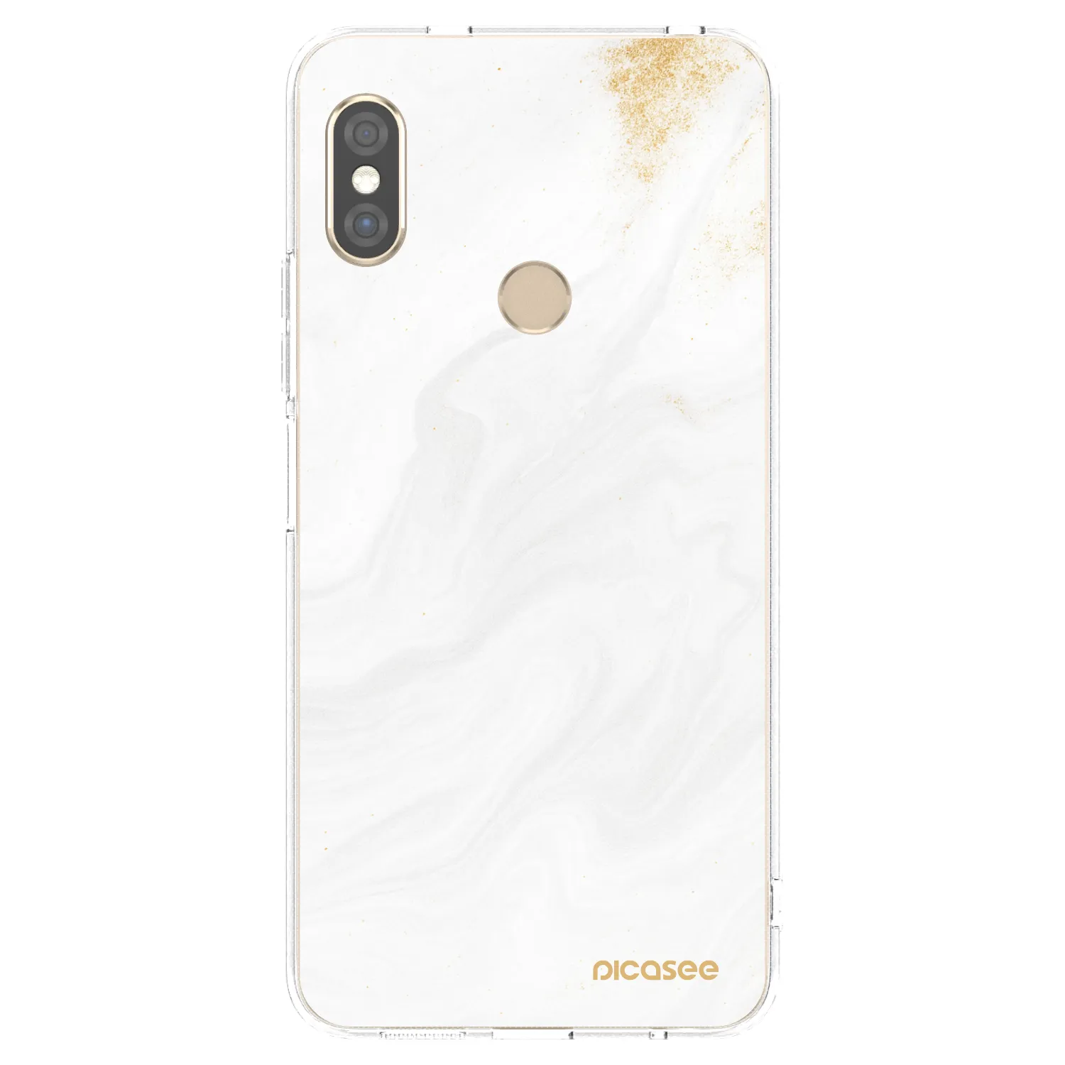 Picasee διαφανής θήκη σιλικόνης Xiaomi Redmi Note 5 Global - White