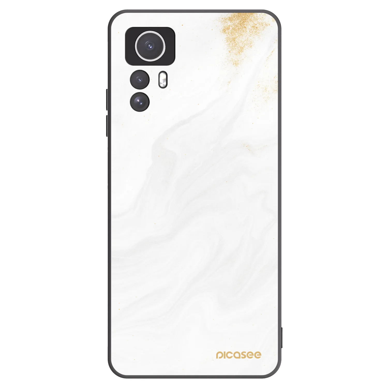 Picasee Μαύρη θήκη σιλικόνης για Xiaomi Redmi Note 12S - White