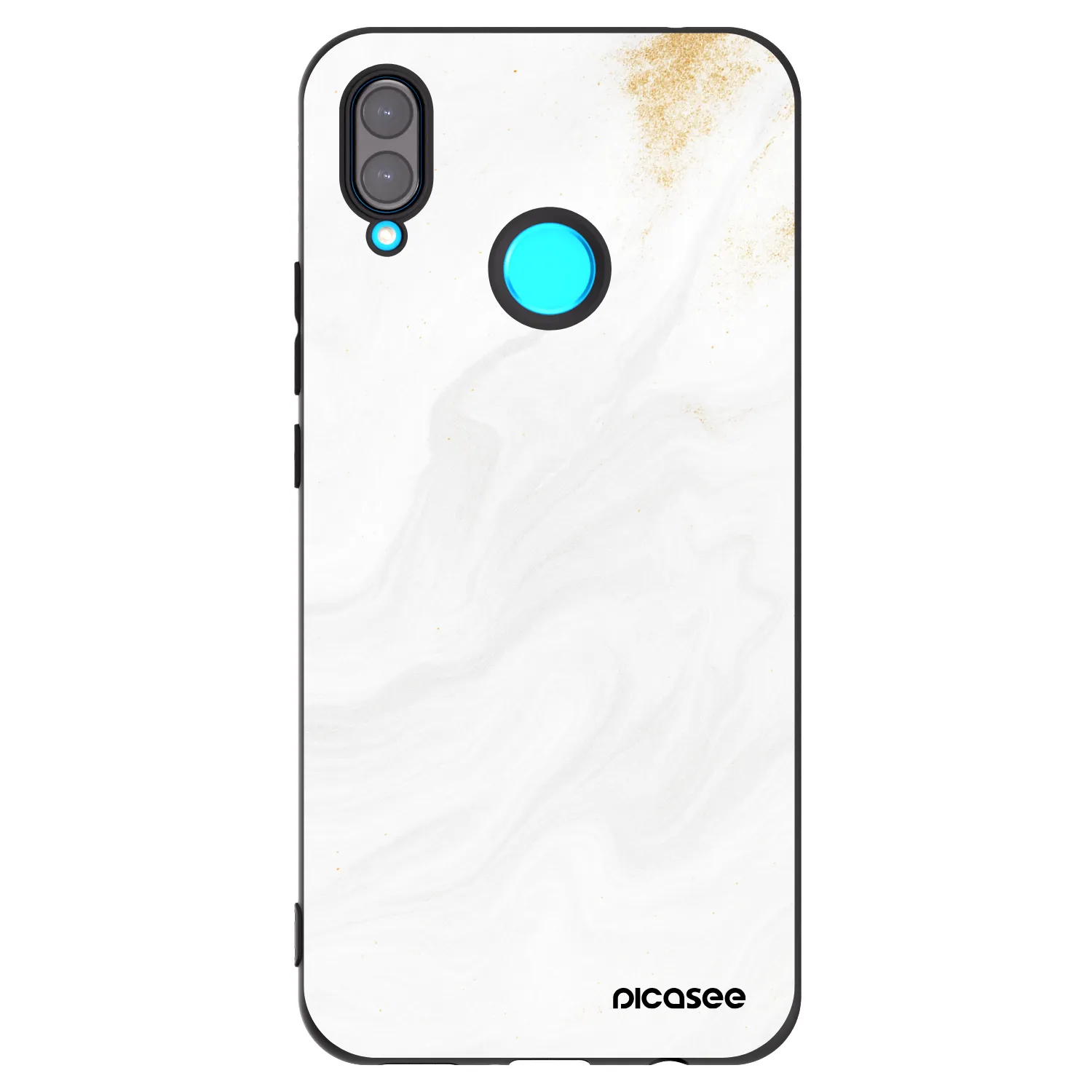 Picasee Μαύρη θήκη σιλικόνης για Huawei Nova 3 - White
