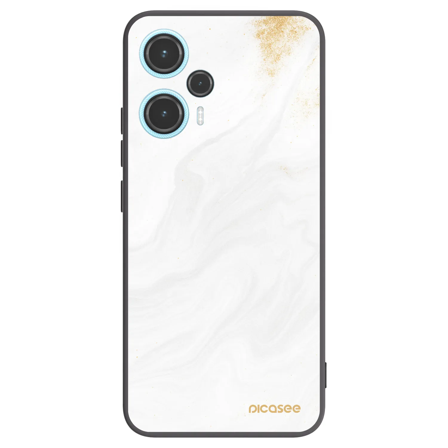 Picasee Μαύρη θήκη σιλικόνης για Xiaomi Poco F5 - White