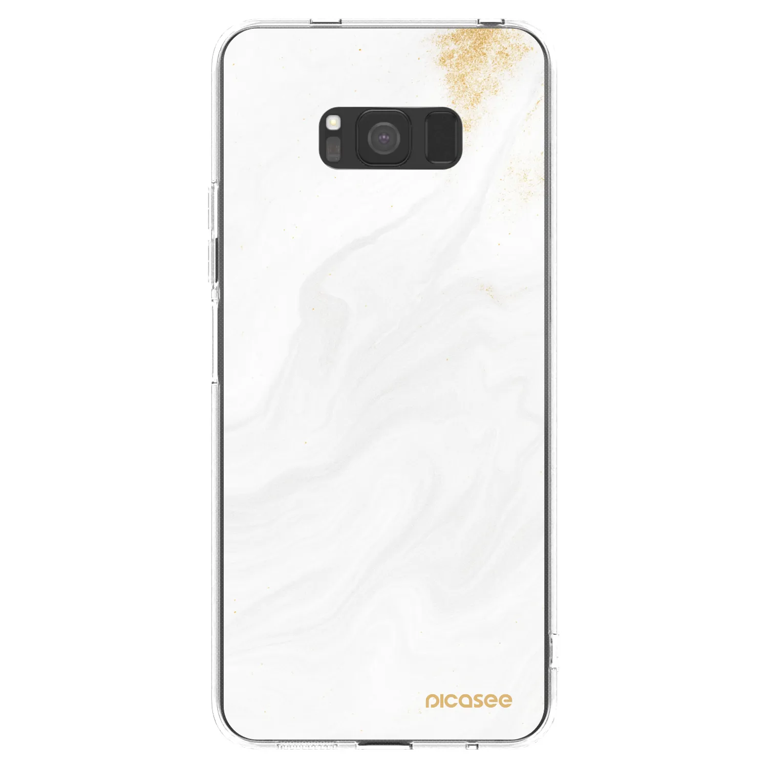 Picasee διαφανής θήκη σιλικόνης Samsung Galaxy S8 G950F - White