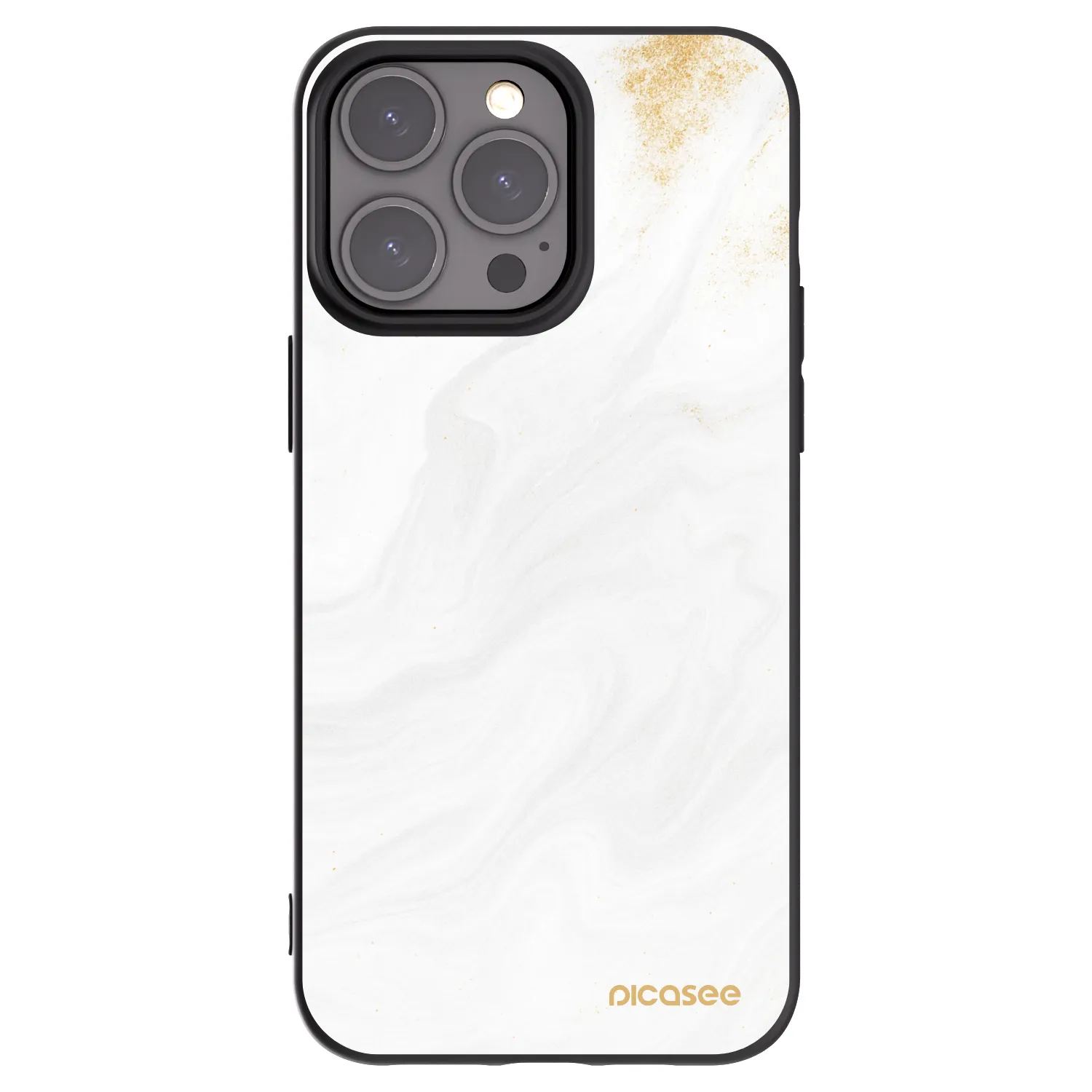 Picasee Μαύρη θήκη σιλικόνης για Apple iPhone 15 Pro Max - White