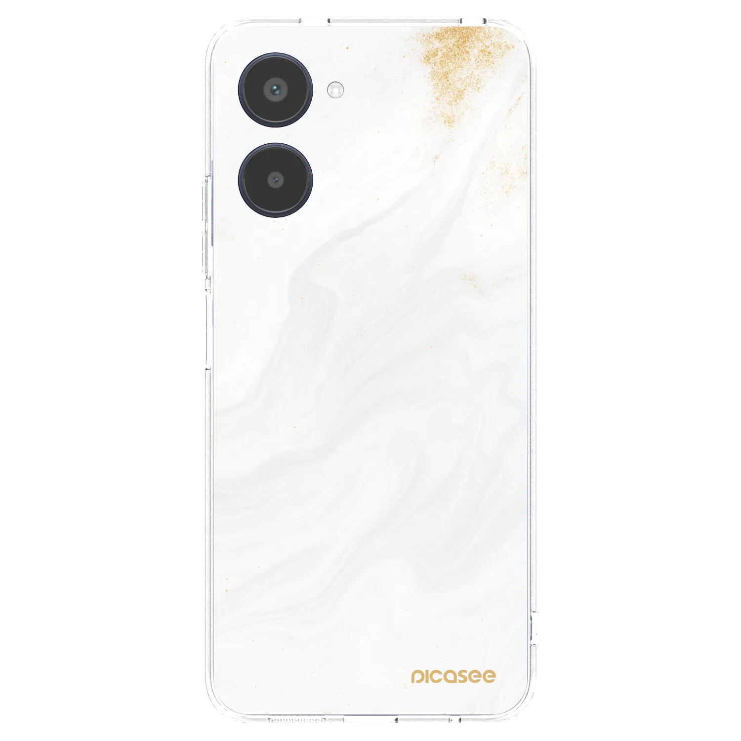 Picasee διαφανής θήκη σιλικόνης Realme 10 4G - White