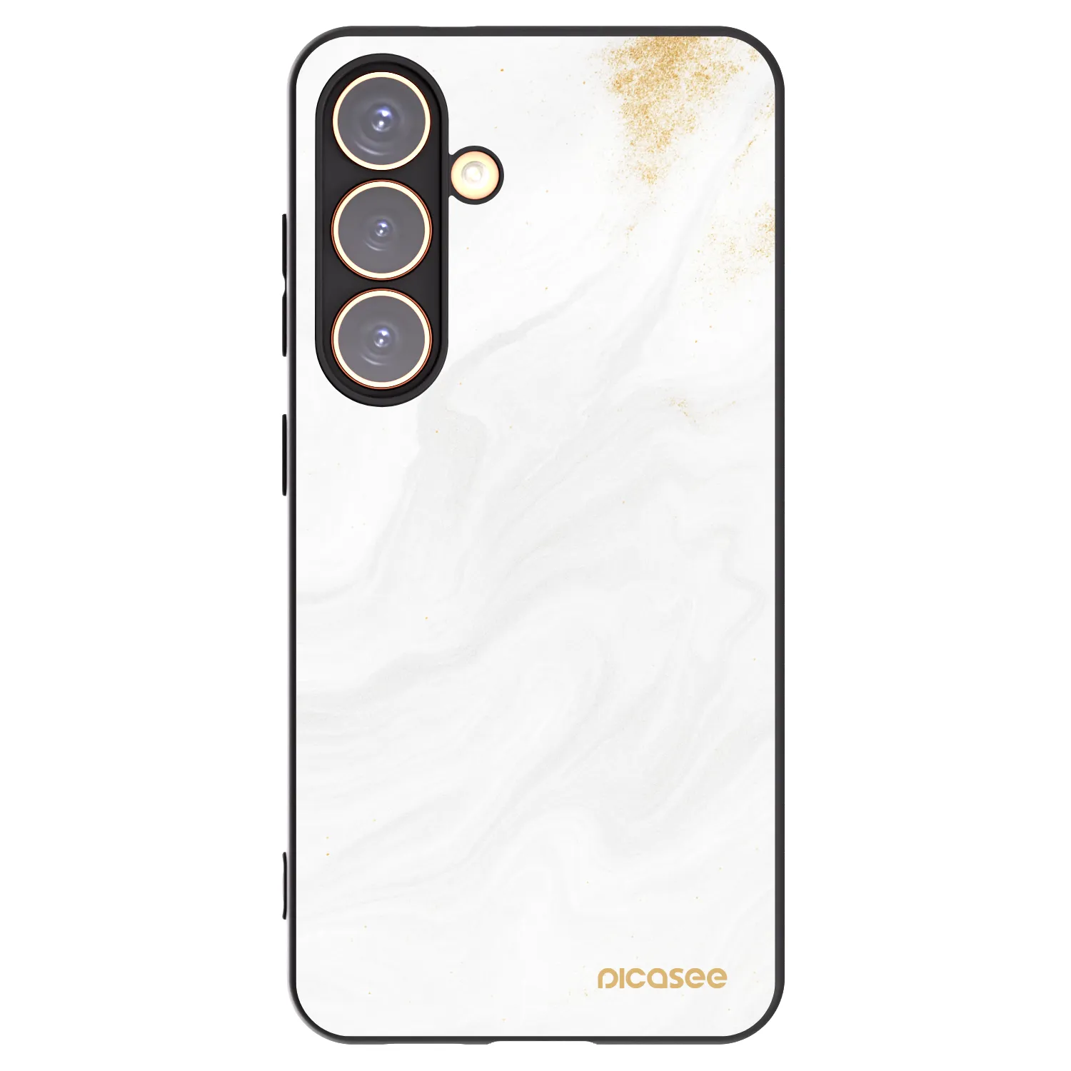Picasee Μαύρη θήκη σιλικόνης για Samsung Galaxy S24 S921B 5G - White