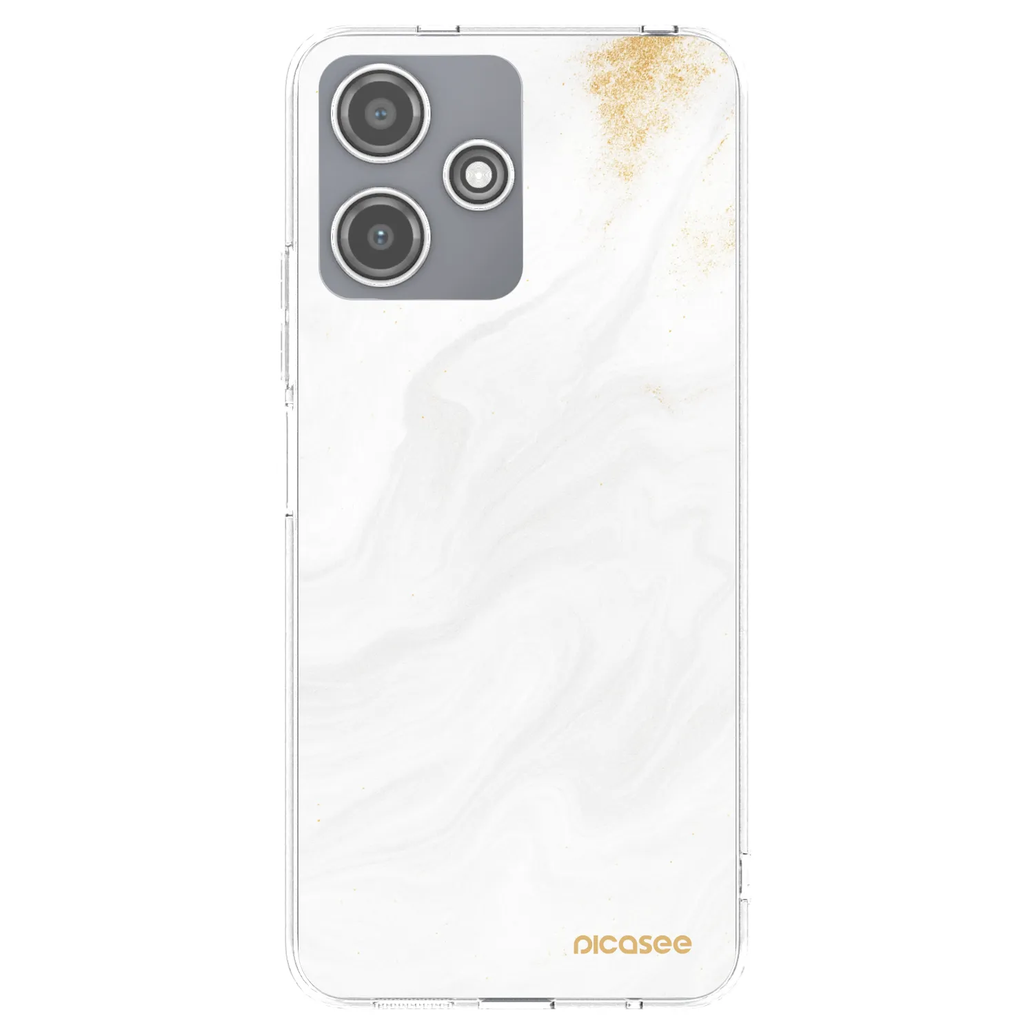 Picasee διαφανής θήκη σιλικόνης Xiaomi Redmi 12 5G - White