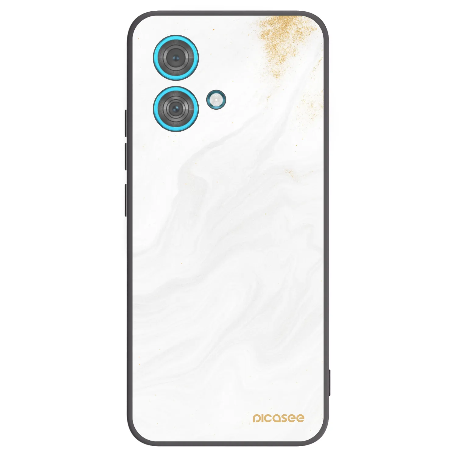 Picasee Μαύρη θήκη σιλικόνης για Motorola Edge 40 Neo - White