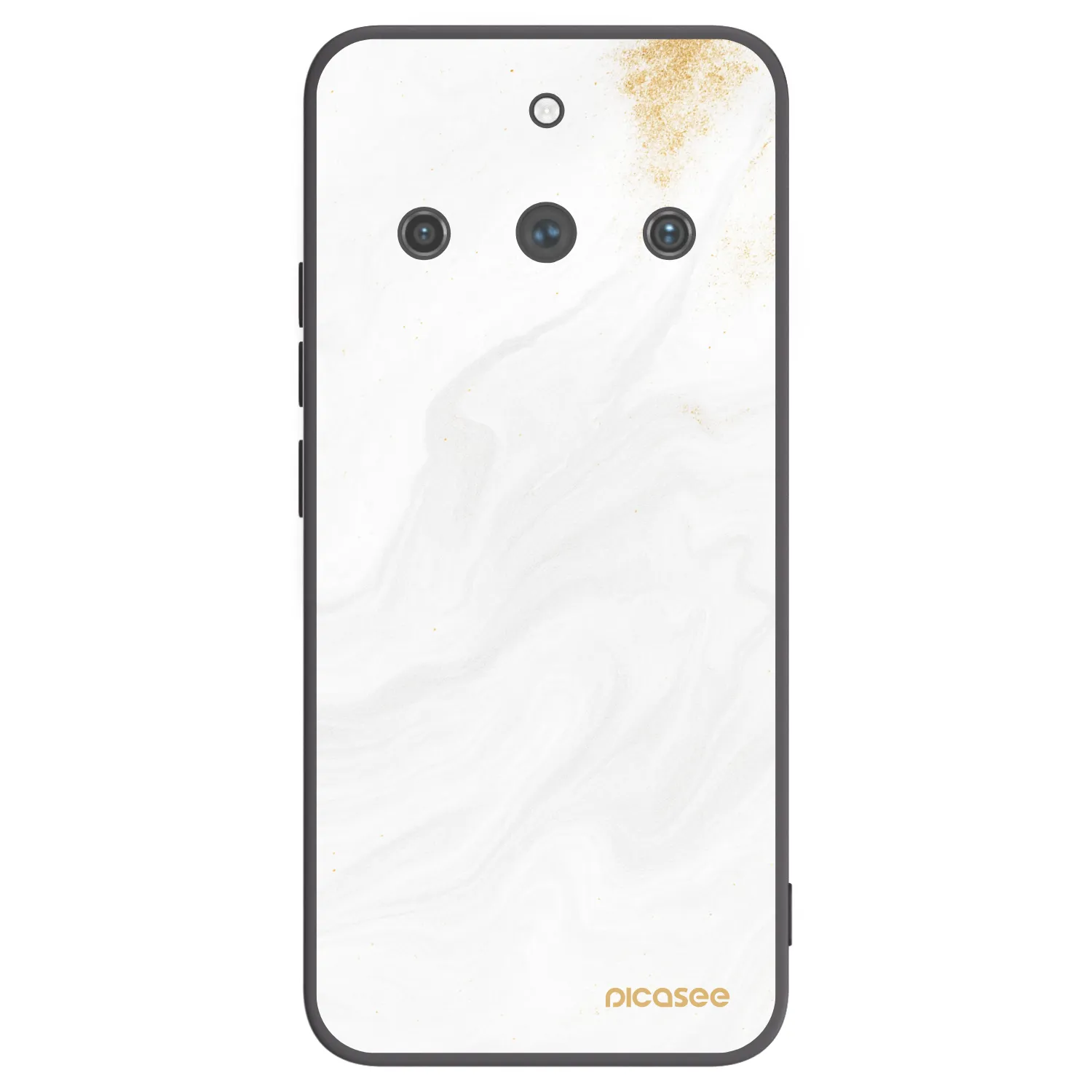 Picasee Μαύρη θήκη σιλικόνης για Realme 11 Pro+ - White