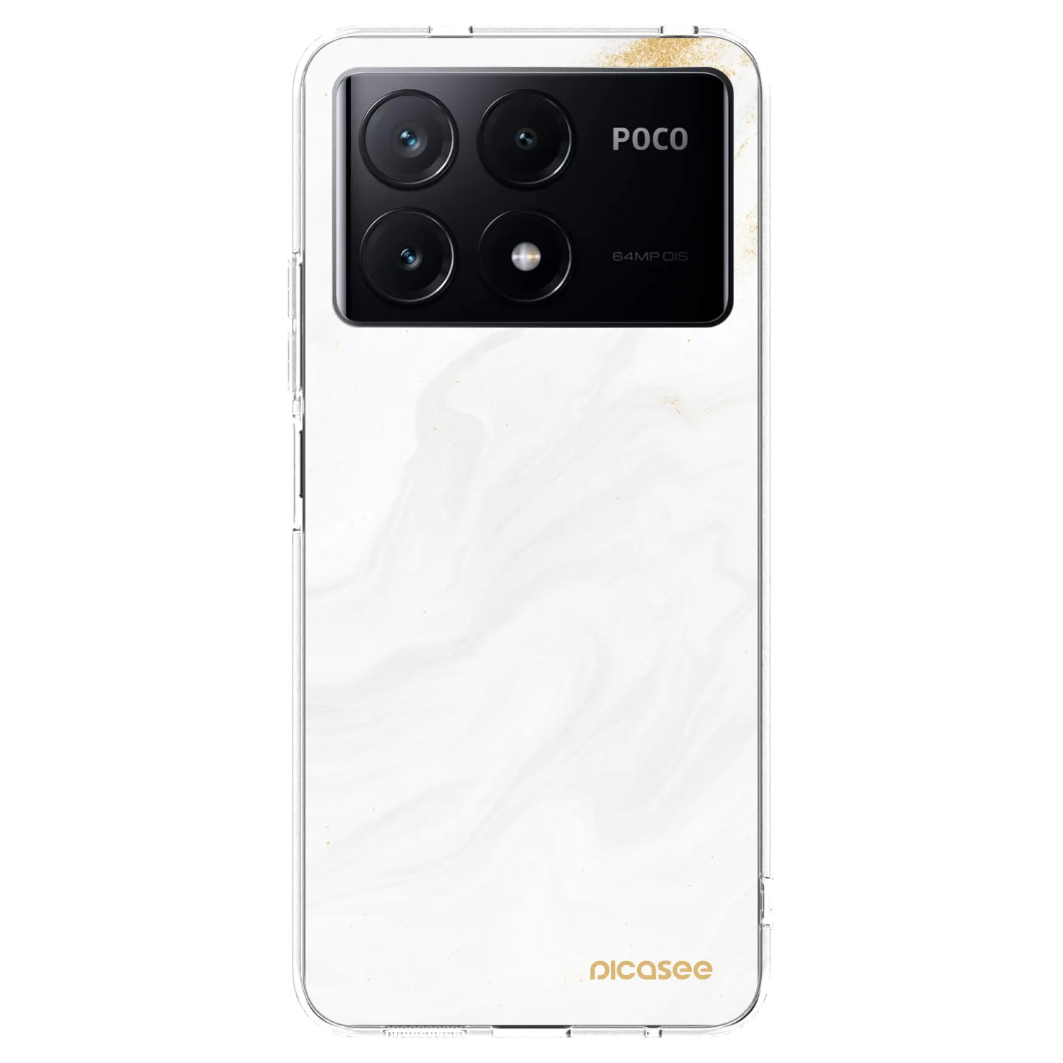 Picasee διαφανής θήκη σιλικόνης Xiaomi Poco X6 Pro - White