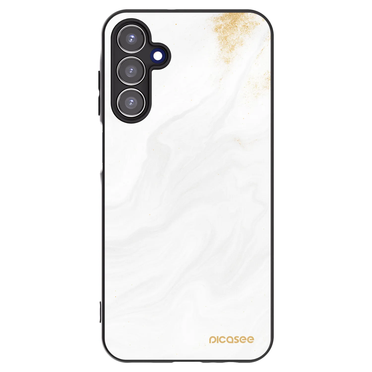Picasee Μαύρη θήκη σιλικόνης για Samsung Galaxy A15 A156B 5G - White