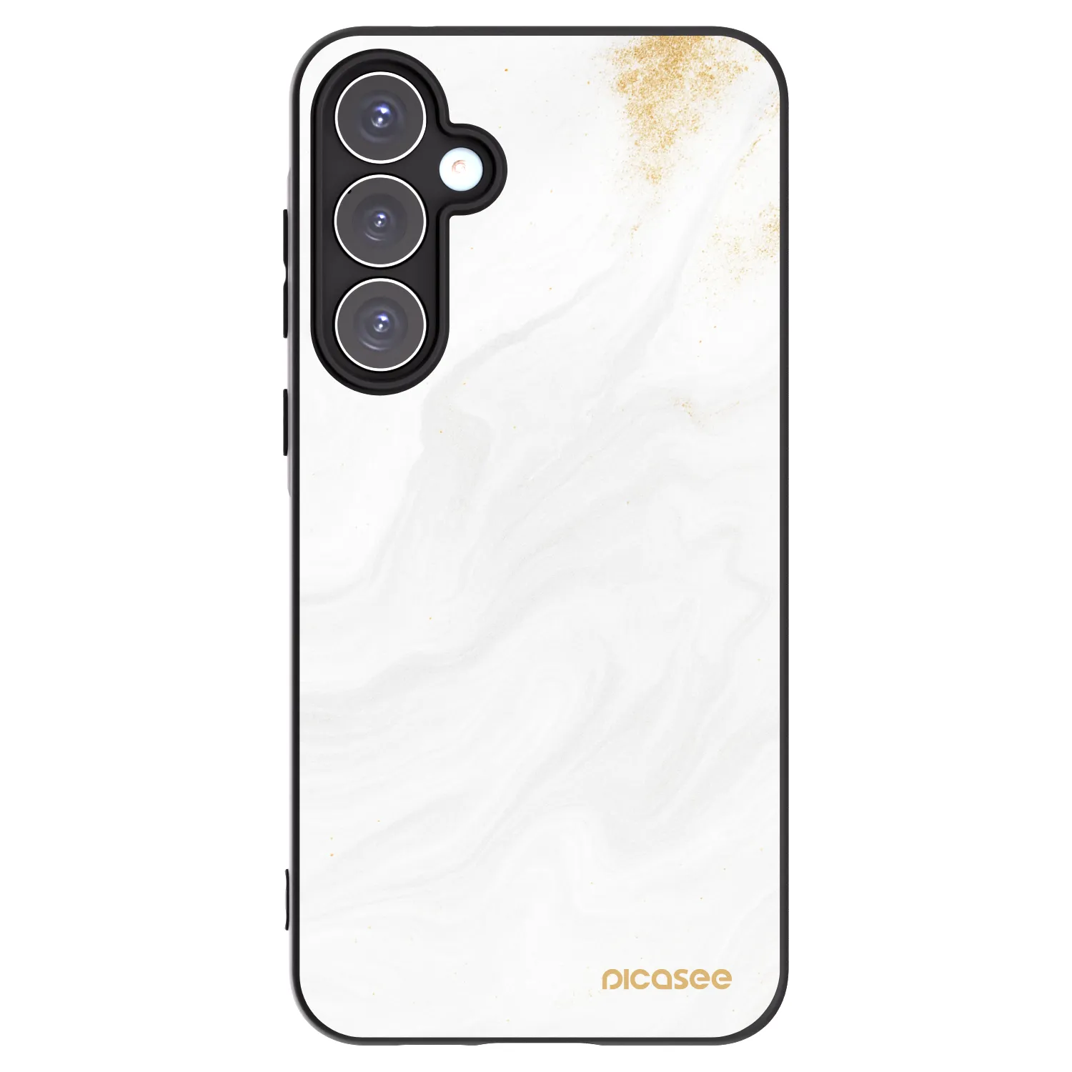 Picasee Μαύρη θήκη σιλικόνης για Samsung Galaxy A55 5G A556B - White