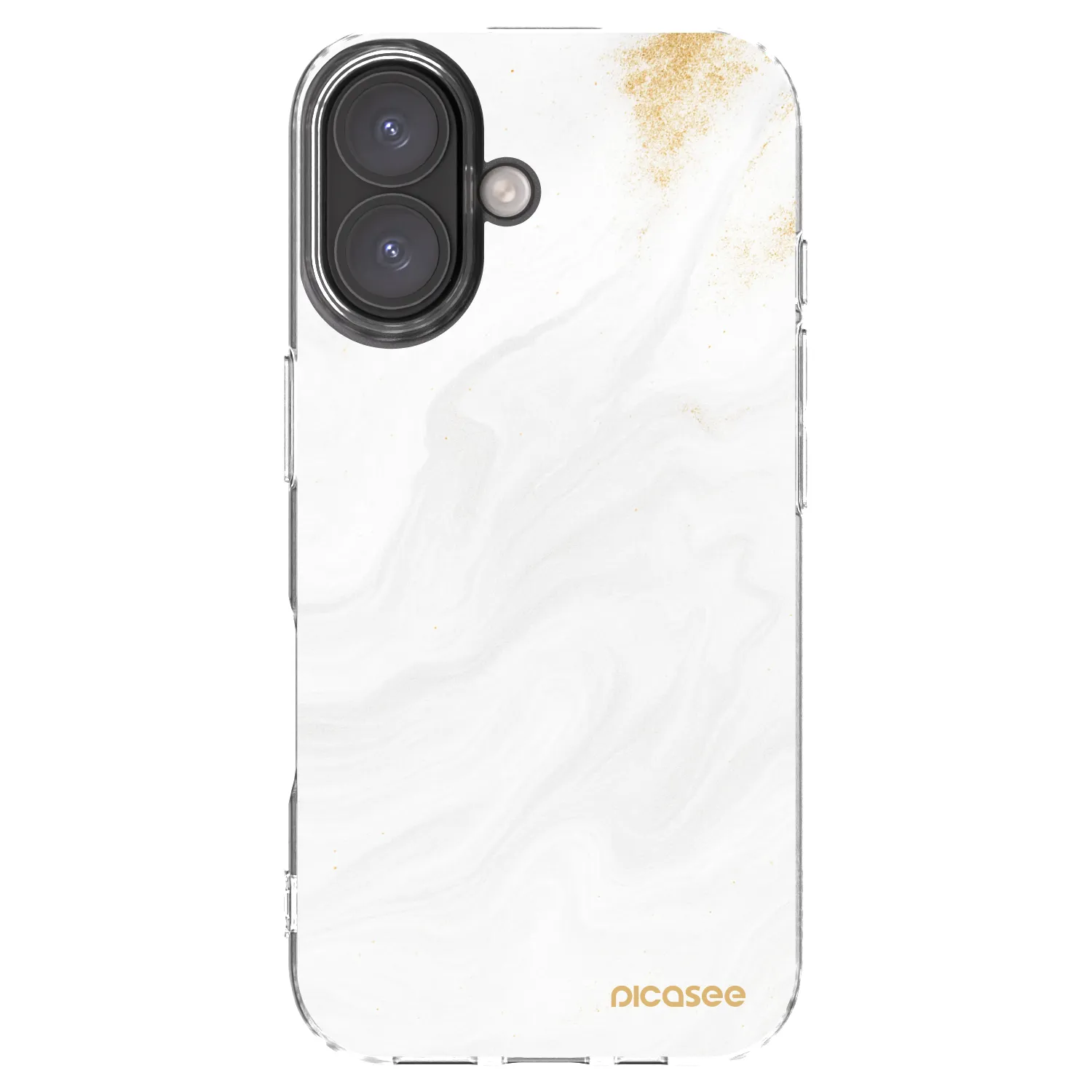 Picasee διαφανής θήκη σιλικόνης Apple iPhone 16 - White