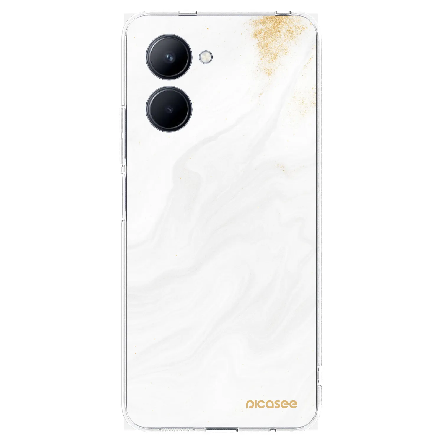 Picasee διαφανής θήκη σιλικόνης Realme C33 (2023) - White