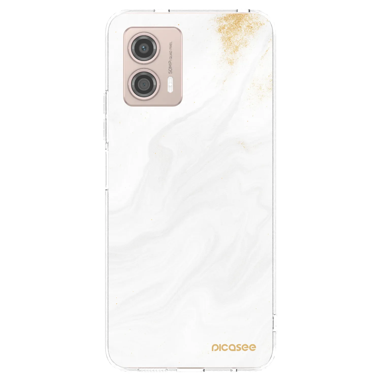 Picasee διαφανής θήκη σιλικόνης Motorola Moto G53 5G - White