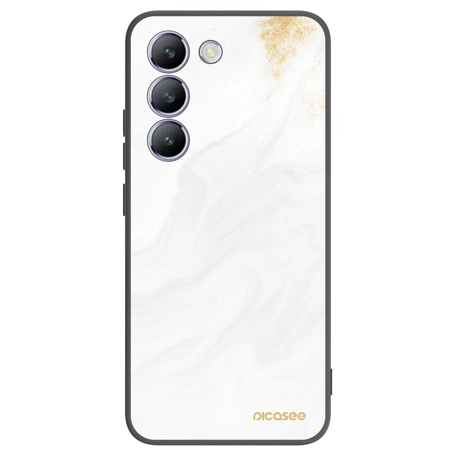 Picasee Μαύρη θήκη σιλικόνης για Vivo V40 SE 5G - White