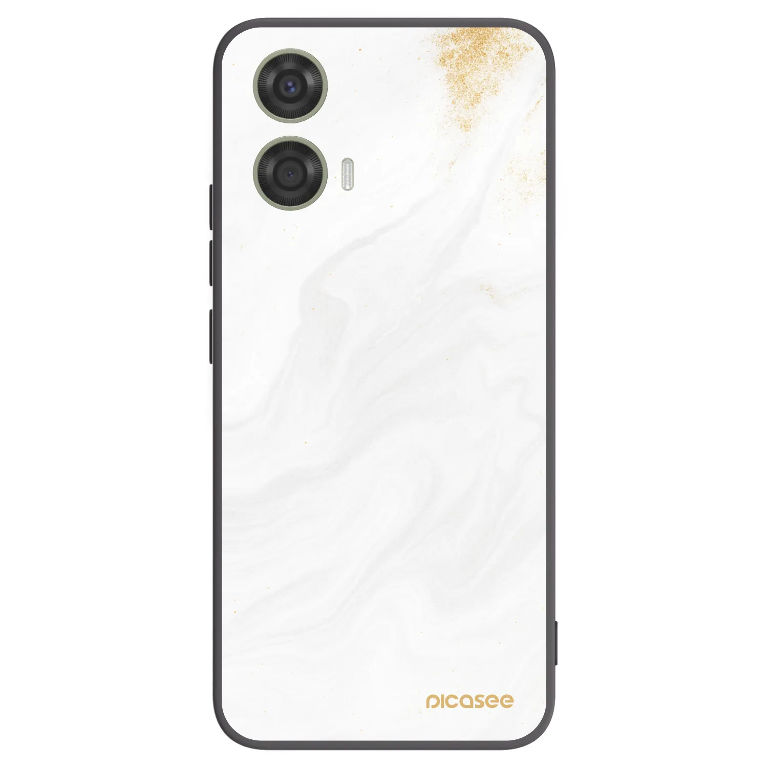 Picasee Μαύρη θήκη σιλικόνης για Motorola Moto G24 - White