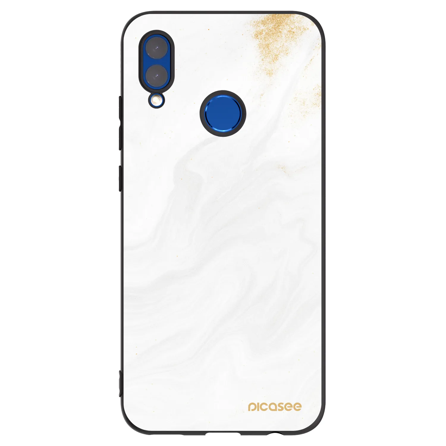 Picasee Μαύρη θήκη σιλικόνης για Huawei P Smart 2019 - White