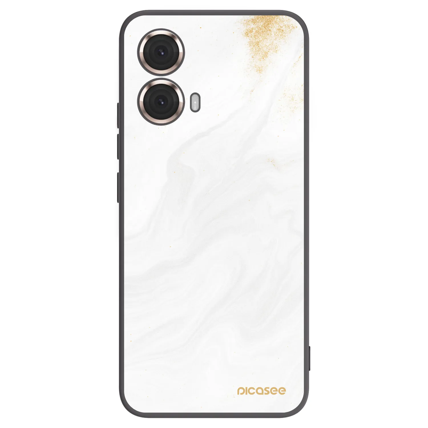 Picasee Μαύρη θήκη σιλικόνης για Motorola Moto G85 - White