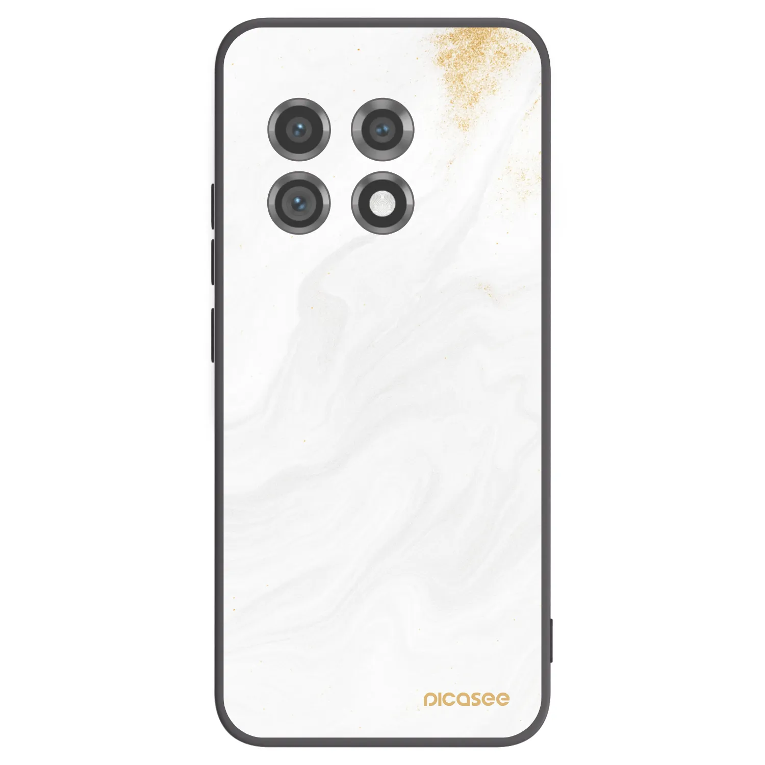 Picasee Μαύρη θήκη σιλικόνης για OnePlus 11 5G - White