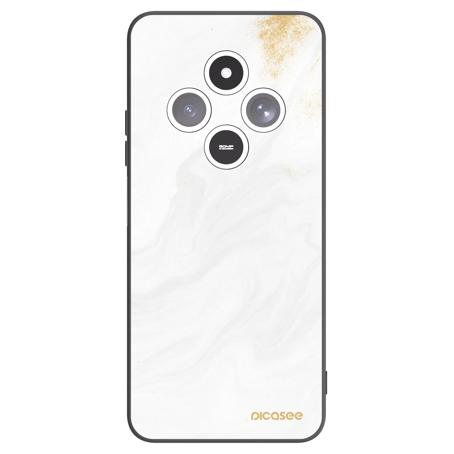 Picasee Μαύρη θήκη σιλικόνης για Xiaomi Redmi 14C - White