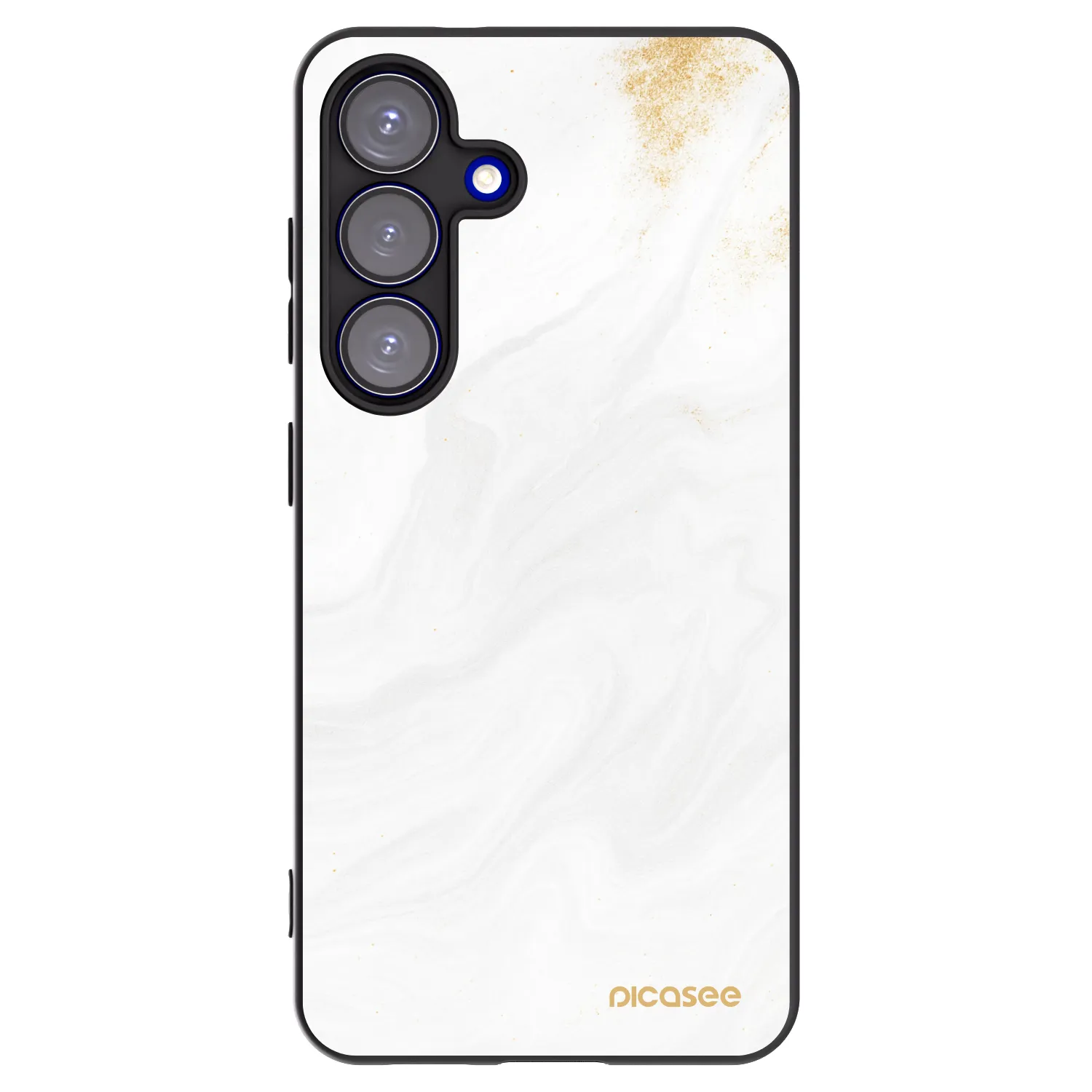 Picasee Μαύρη θήκη σιλικόνης για Samsung Galaxy S25 5G - White