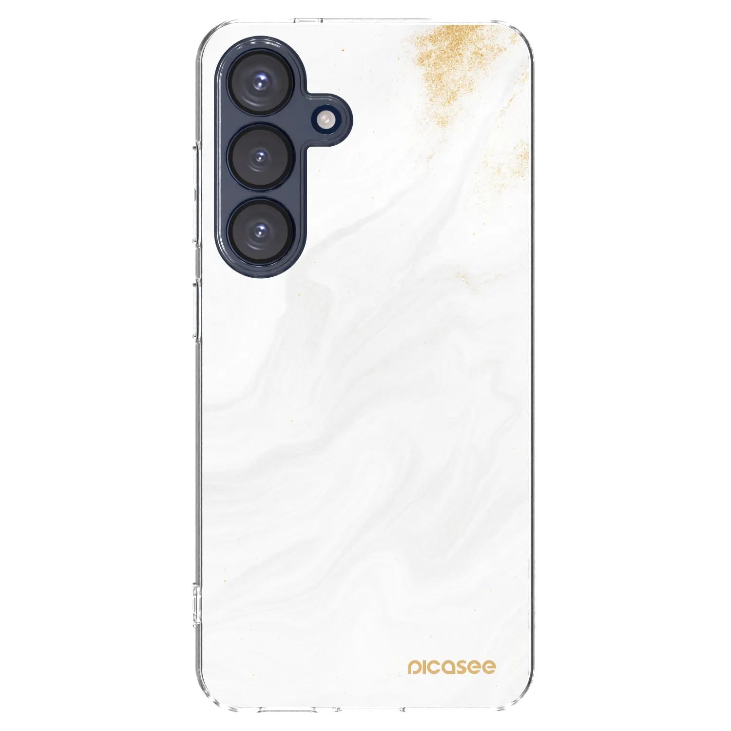 Picasee διαφανής θήκη σιλικόνης Samsung Galaxy S25 5G - White