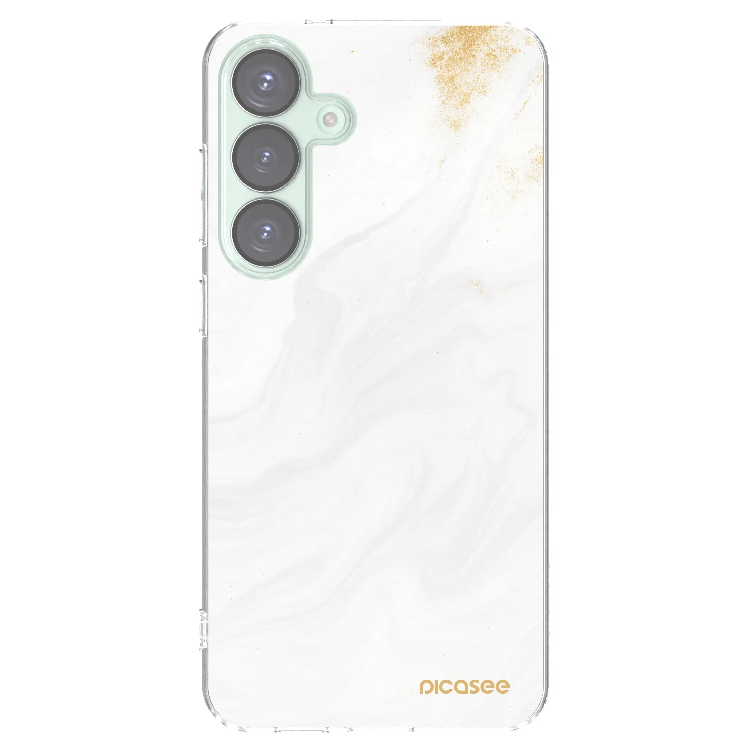 Picasee διαφανής θήκη σιλικόνης Samsung Galaxy S25+ 5G - White
