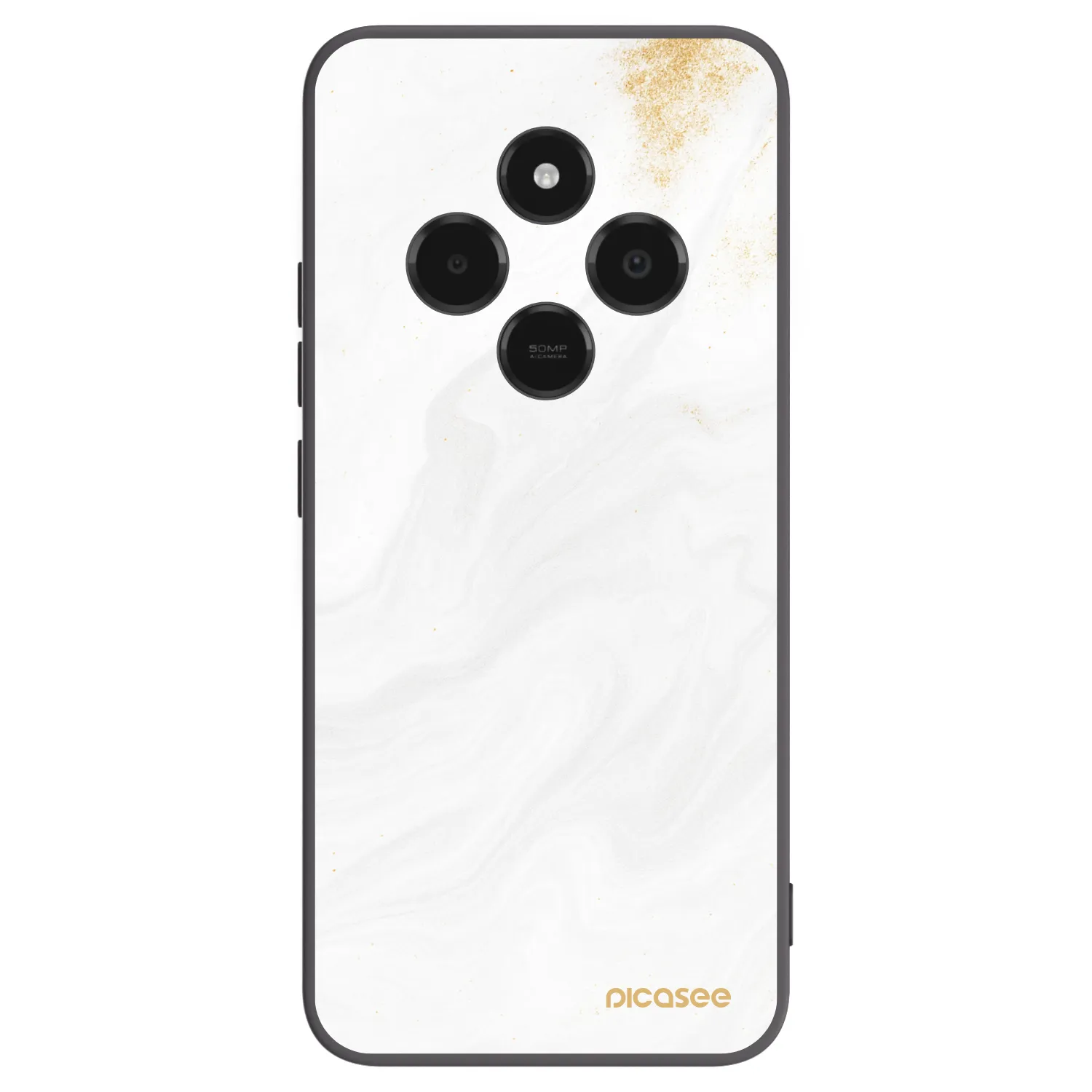 Picasee Μαύρη θήκη σιλικόνης για Xiaomi Poco C75 - White