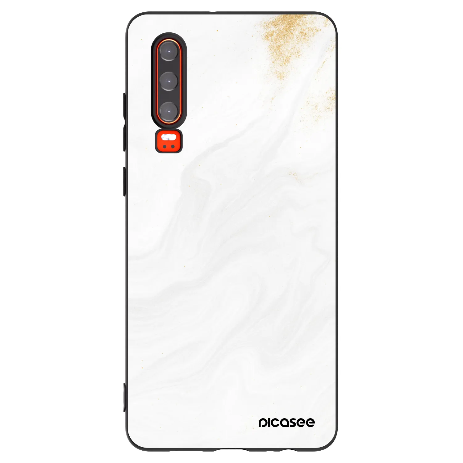 Picasee Μαύρη θήκη σιλικόνης για Huawei P30 - White