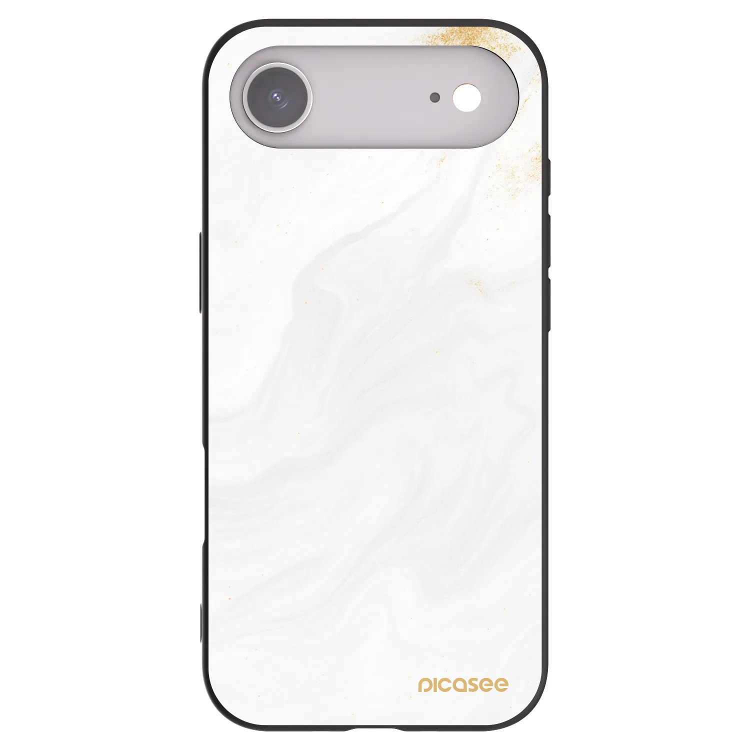 Picasee Μαύρη θήκη σιλικόνης για Apple iPhone Air - White