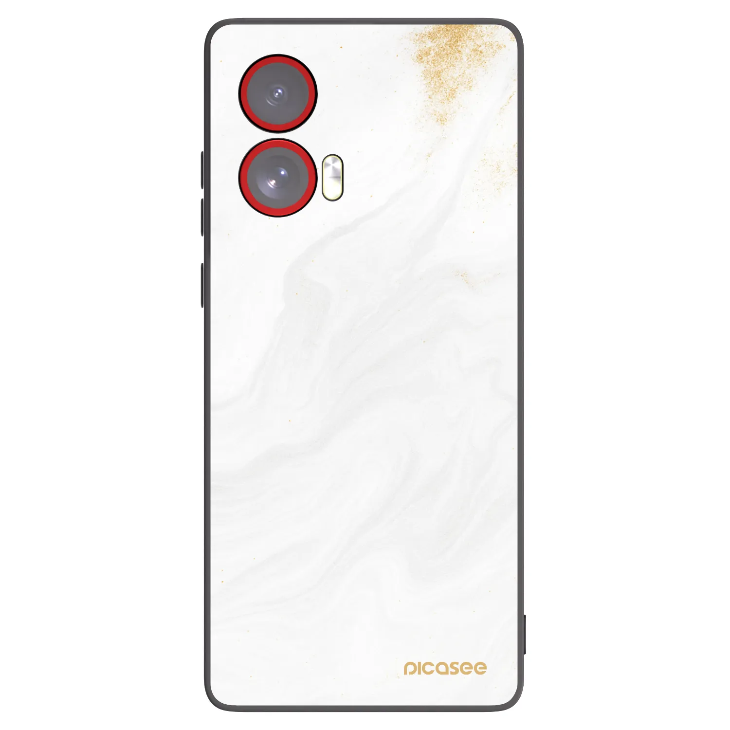 Picasee Μαύρη θήκη σιλικόνης για Motorola Edge 50 Fusion - White