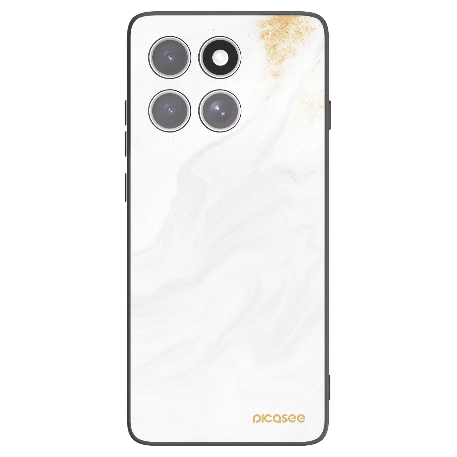 Picasee Μαύρη θήκη σιλικόνης για Motorola Edge 60 Fusion - White