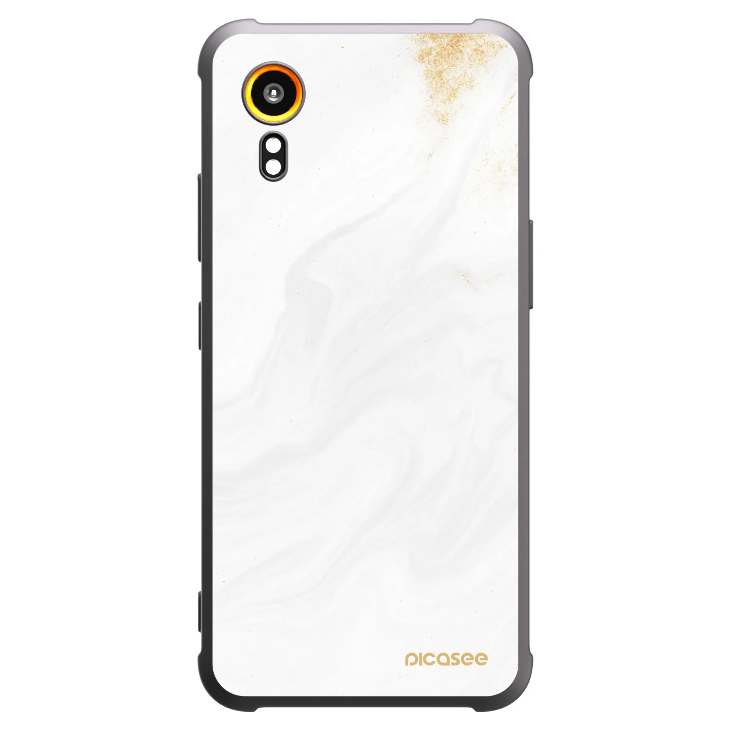 Picasee Μαύρη θήκη σιλικόνης για Samsung Galaxy Xcover 7 - White
