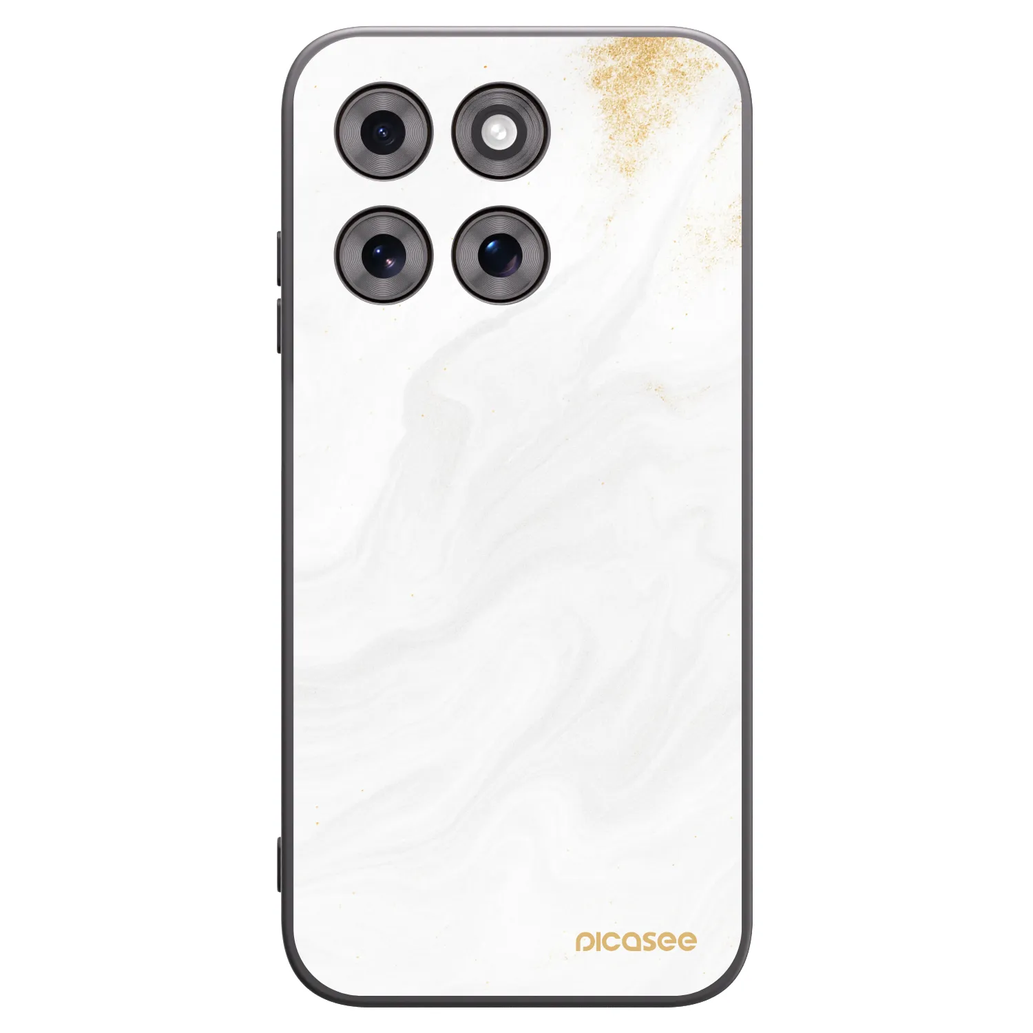 Picasee Μαύρη θήκη σιλικόνης για Motorola Moto G77 - White