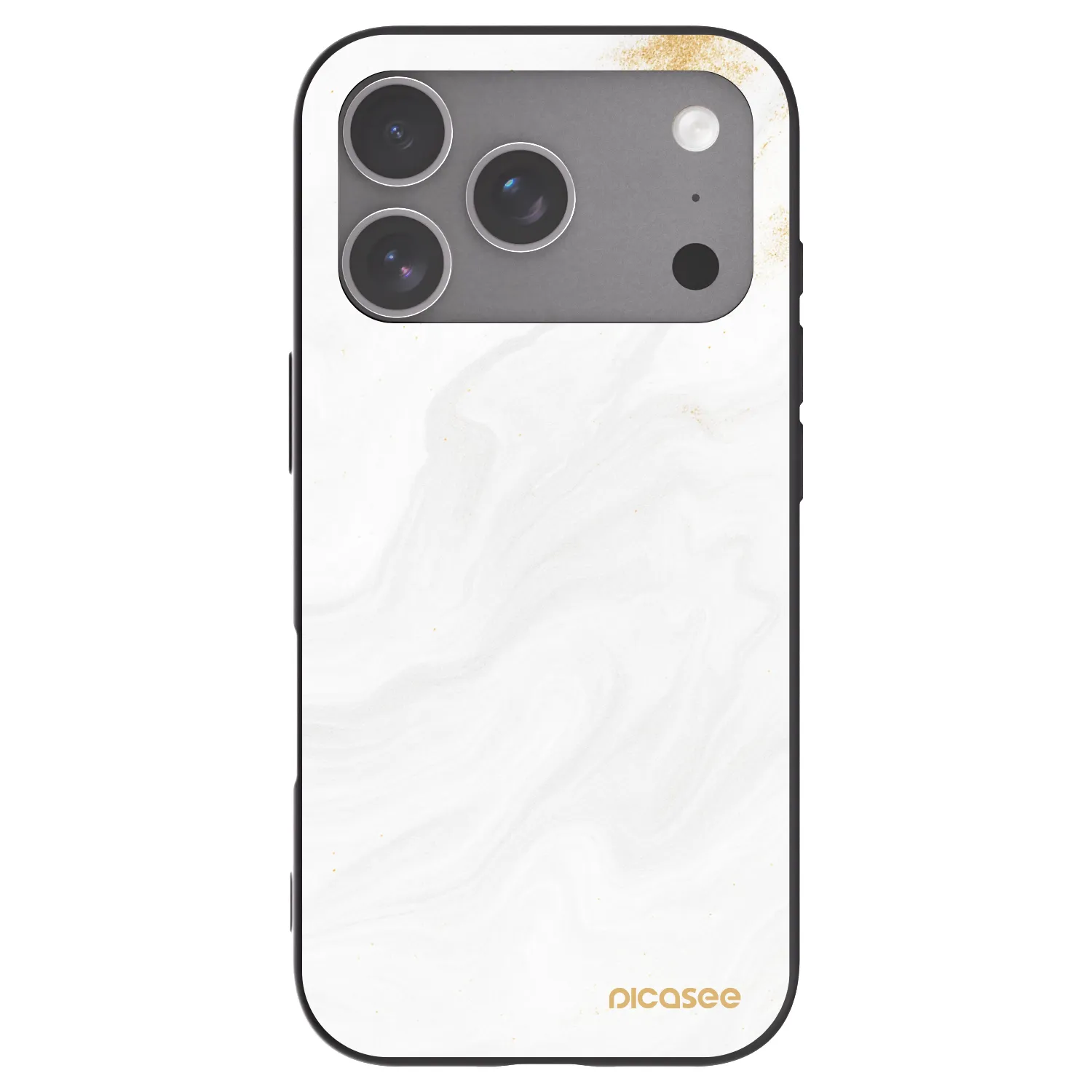 Picasee Μαύρη θήκη σιλικόνης για Apple iPhone 18 Pro - White