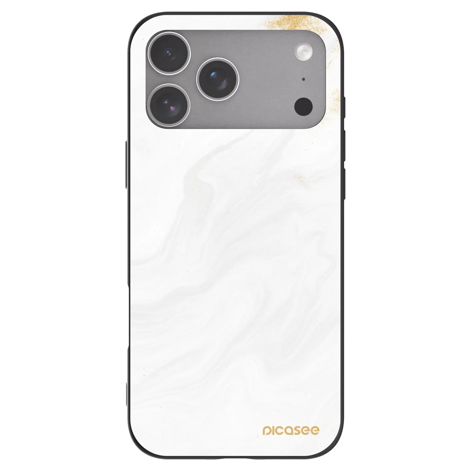 Picasee Μαύρη θήκη σιλικόνης για Apple iPhone 18 Pro Max - White