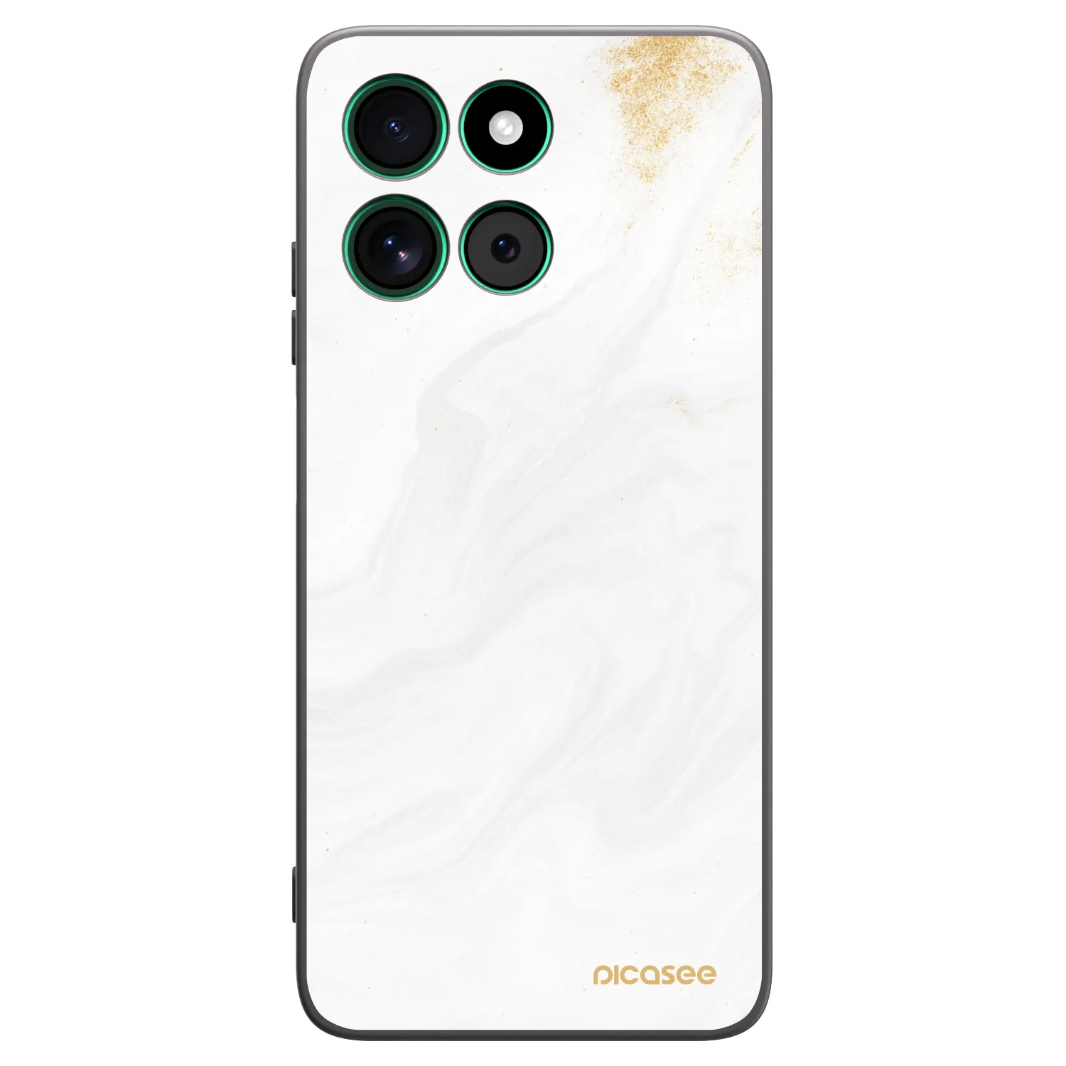 Picasee Μαύρη θήκη σιλικόνης για Motorola Moto G57 Power - White