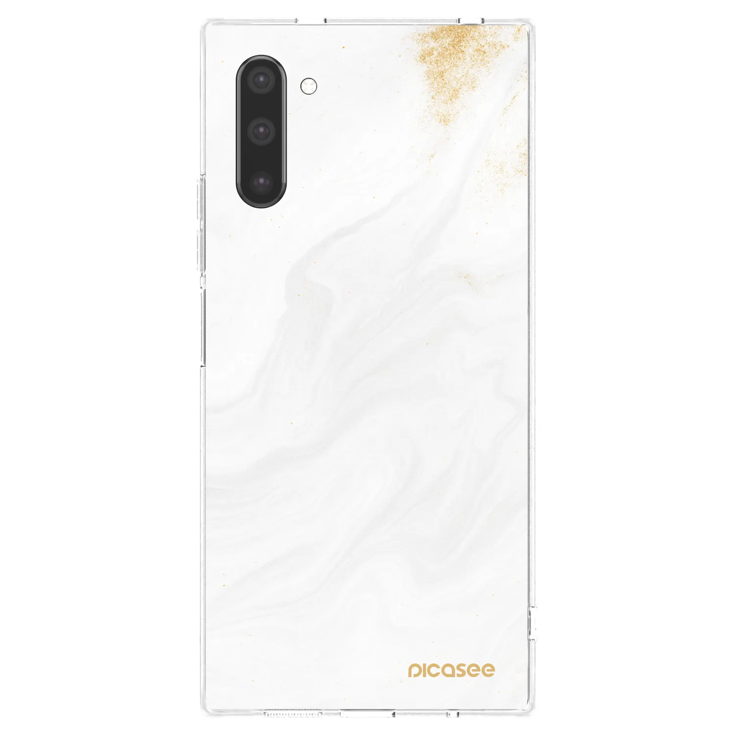 Picasee διαφανής θήκη σιλικόνης Samsung Galaxy Note 10 N970F - White